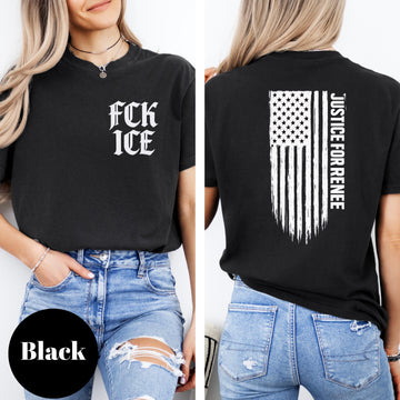 Justice for Renee Nicole Good Memorial T-Shirt – Minneapolis Protest Support Graphic Tee