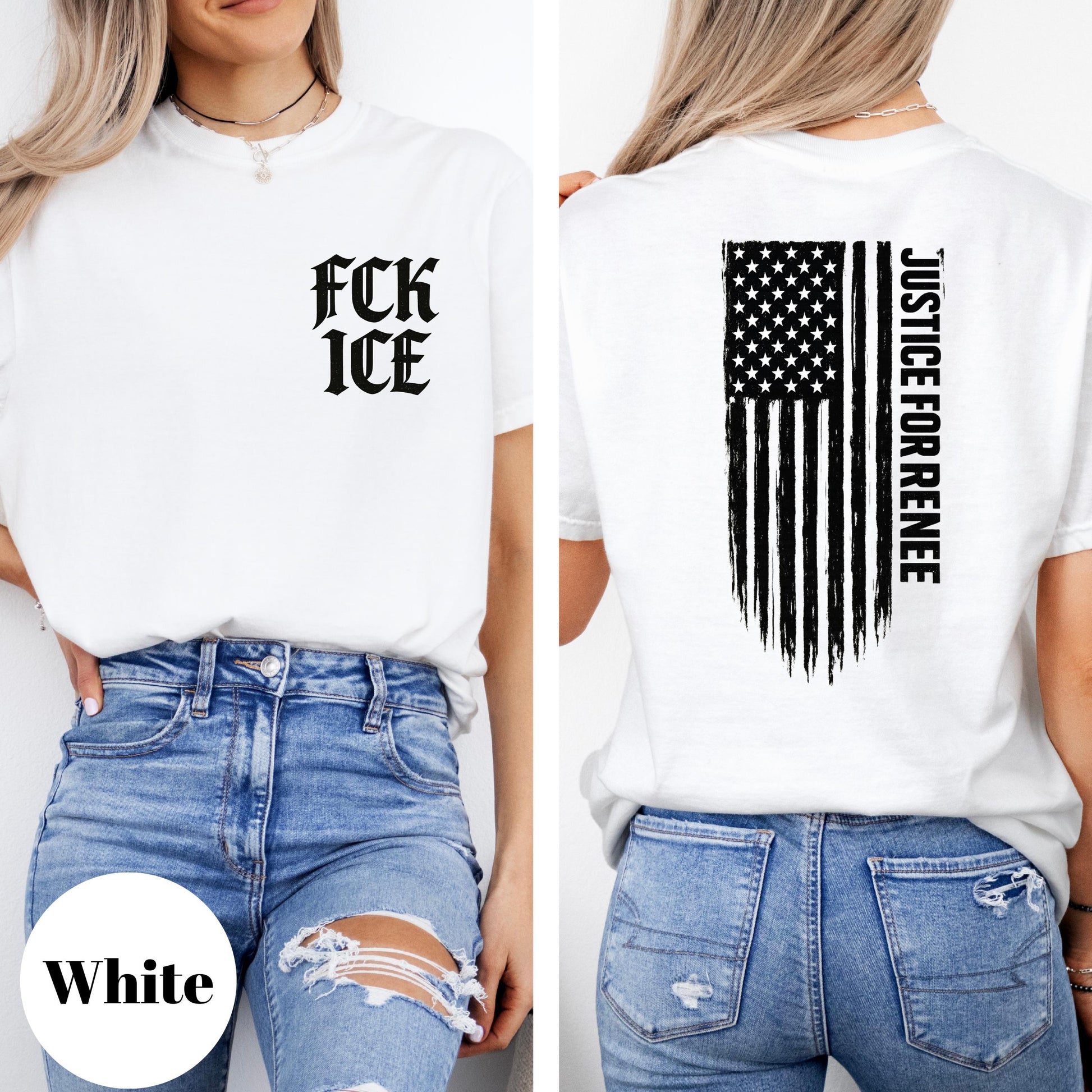 Justice for Renee Nicole Good Memorial T-Shirt – Minneapolis Protest Support Graphic Tee