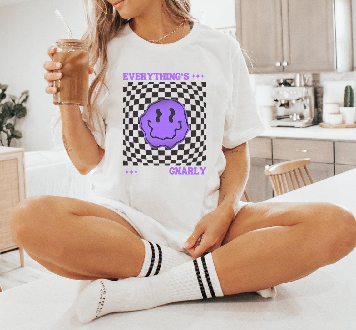 Everything’s Gnarly T-Shirt – Gnarly Graphic Tee, Fun Gift for Katseye Fans