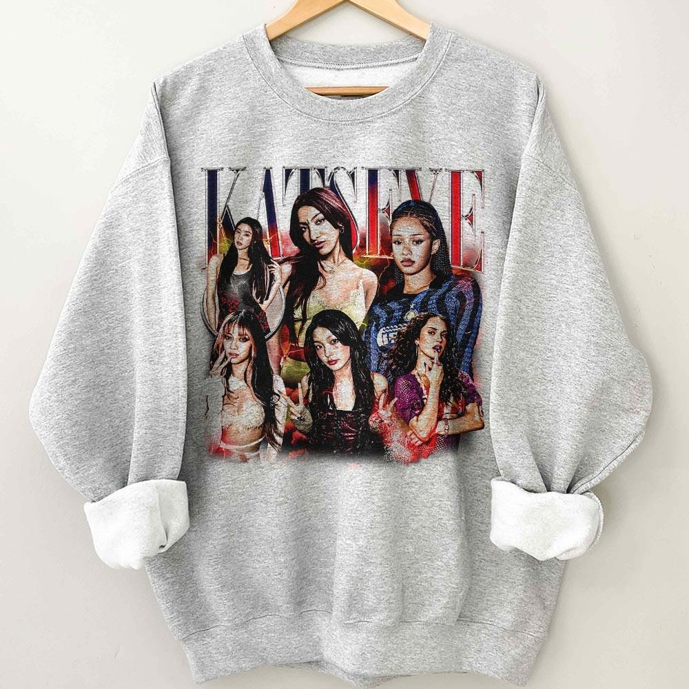 Katseye Bootleg 90s Vintage T-Shirt – Retro Inspired Graphic Tee