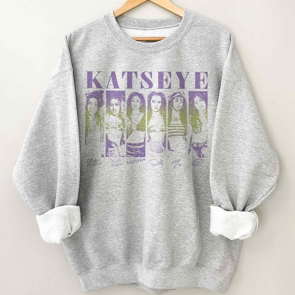 Katseye Inspired K-Pop Vintage Shirt – Retro Graphic Tee