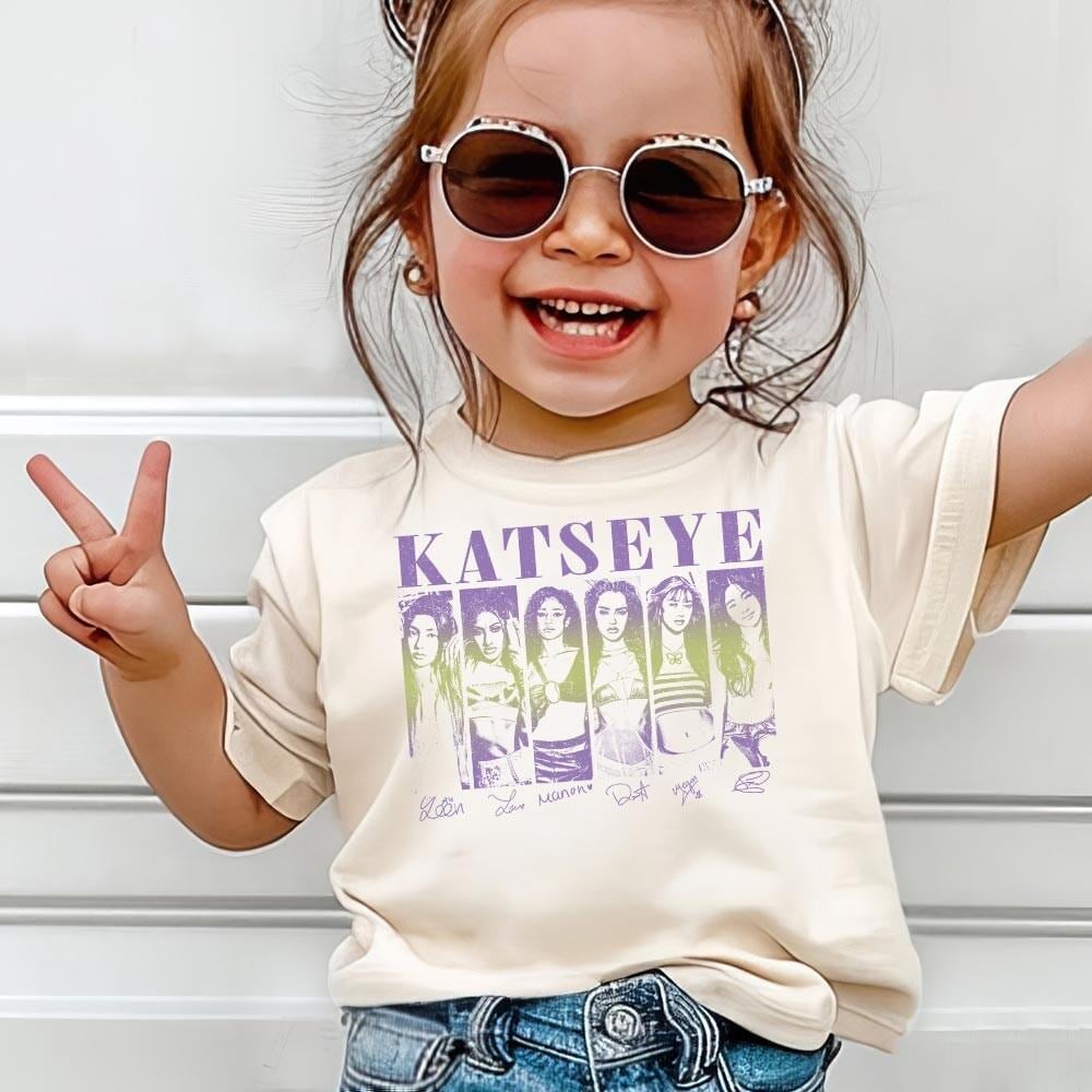 Katseye Inspired K-Pop Vintage Shirt – Retro Graphic Tee