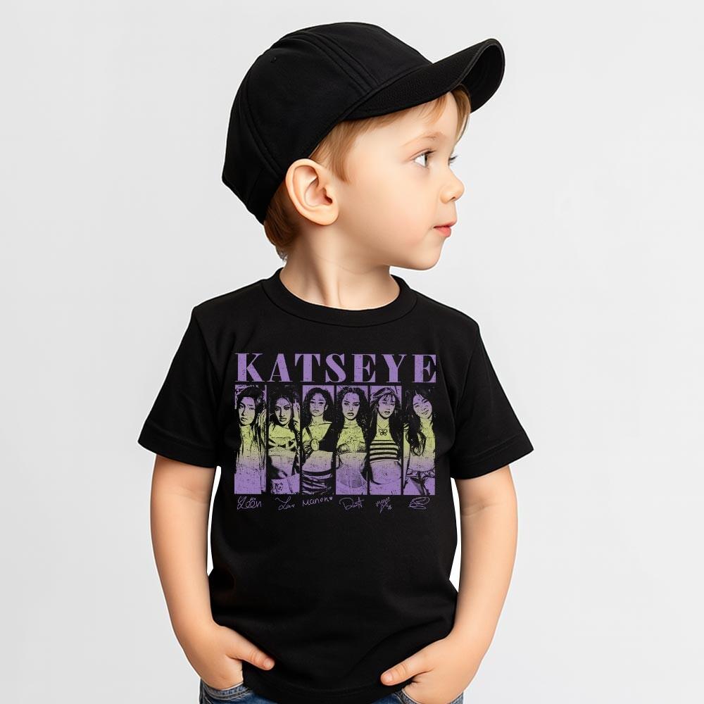 Katseye Inspired K-Pop Vintage Shirt – Retro Graphic Tee