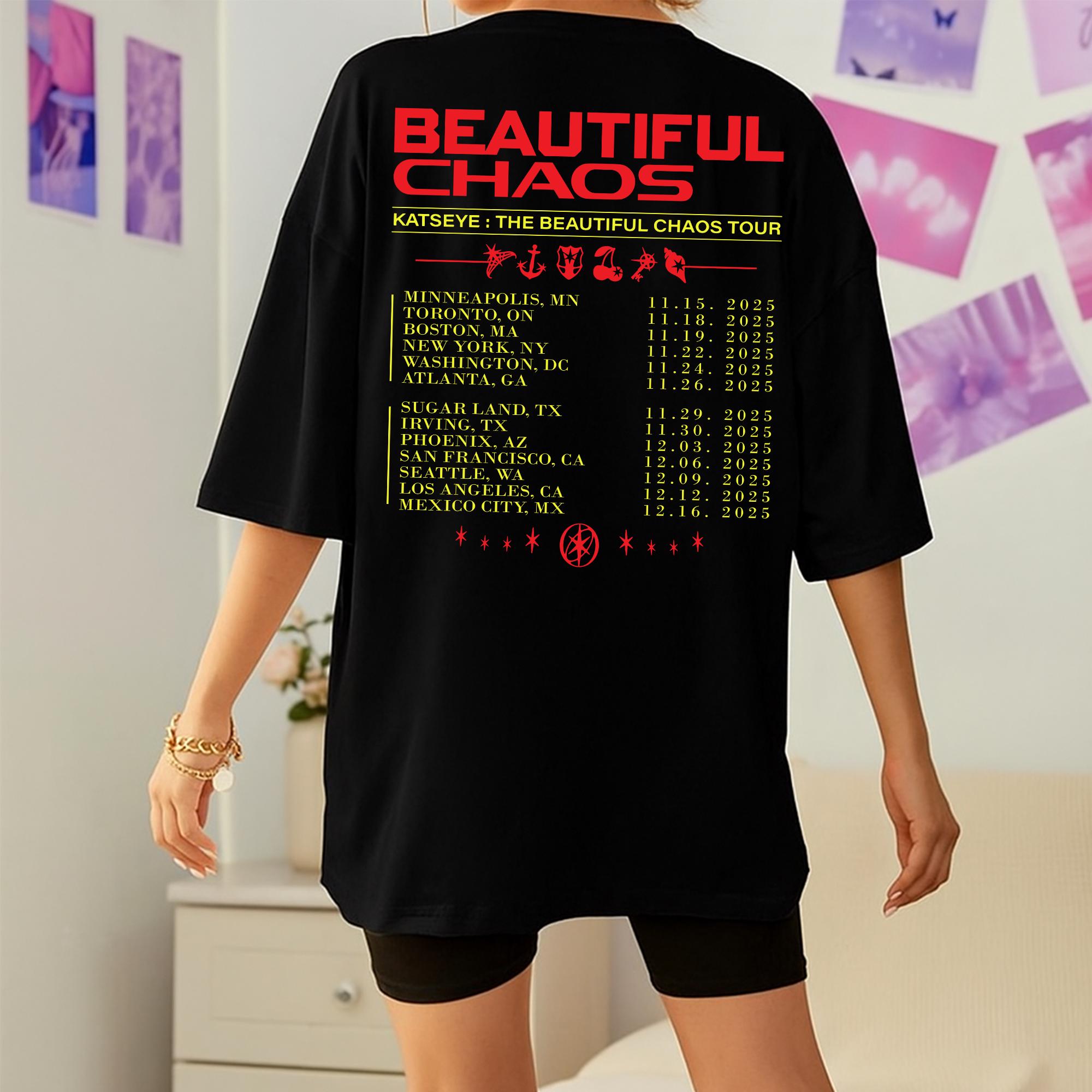 Katseye Inspired Beautiful Chaos Hoodie – K-Pop Fan Tour Style