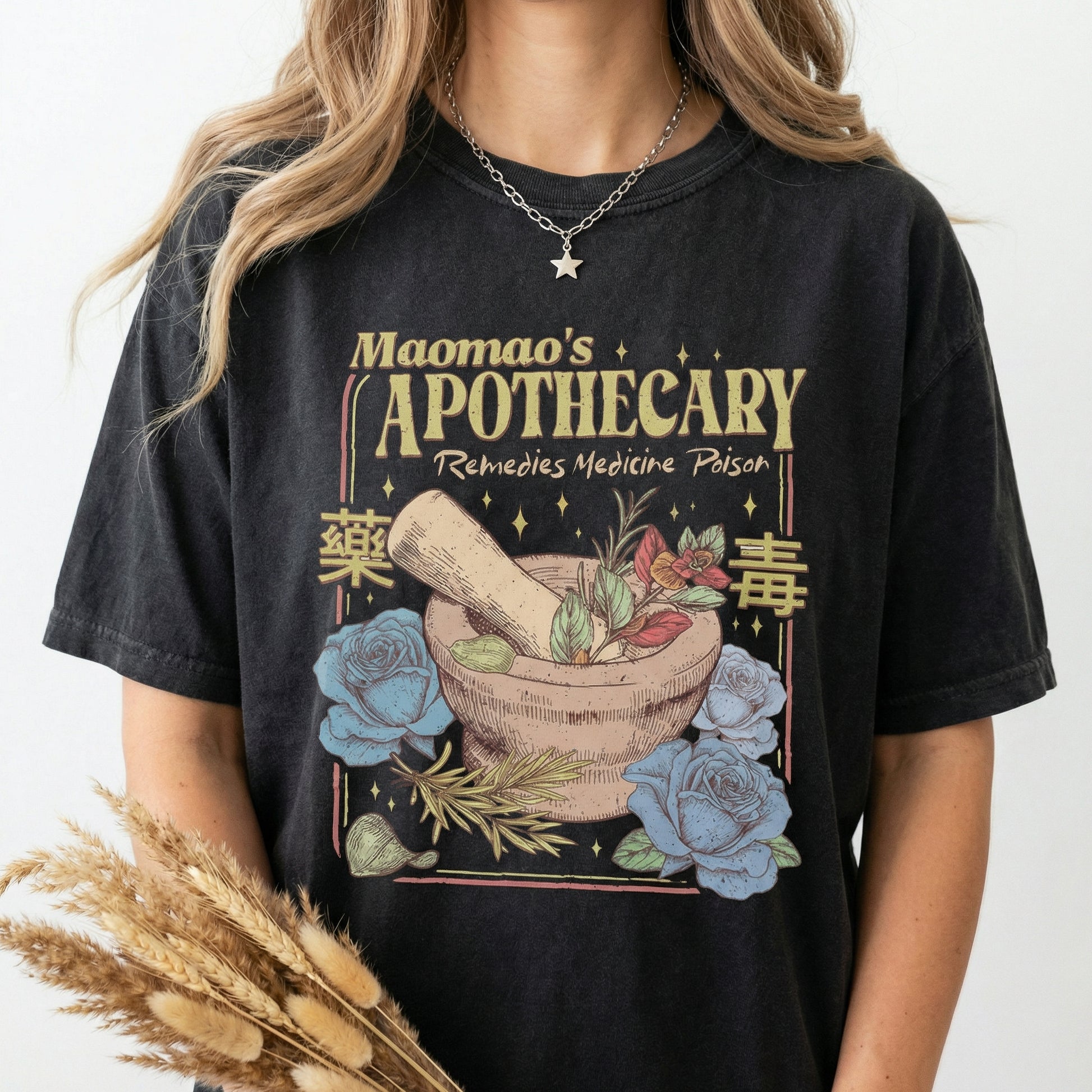 Kawaii Apothecary Graphic T-Shirt – Cute Anime Style Potion Tee – Manga Inspired Gift