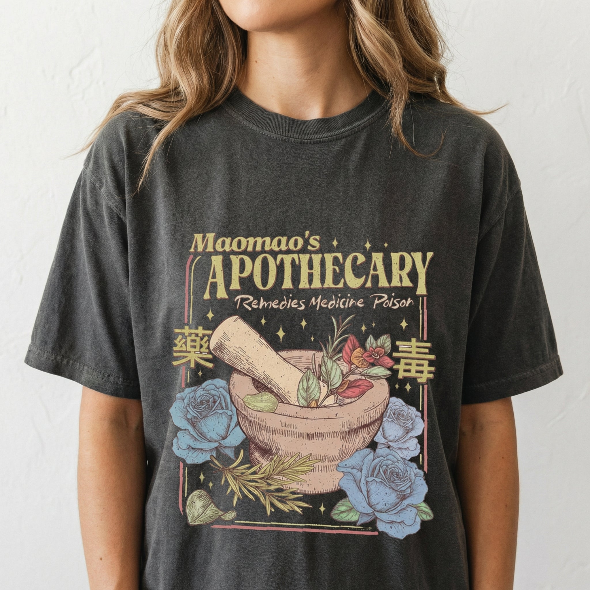 Kawaii Apothecary Graphic T-Shirt – Cute Anime Style Potion Tee – Manga Inspired Gift