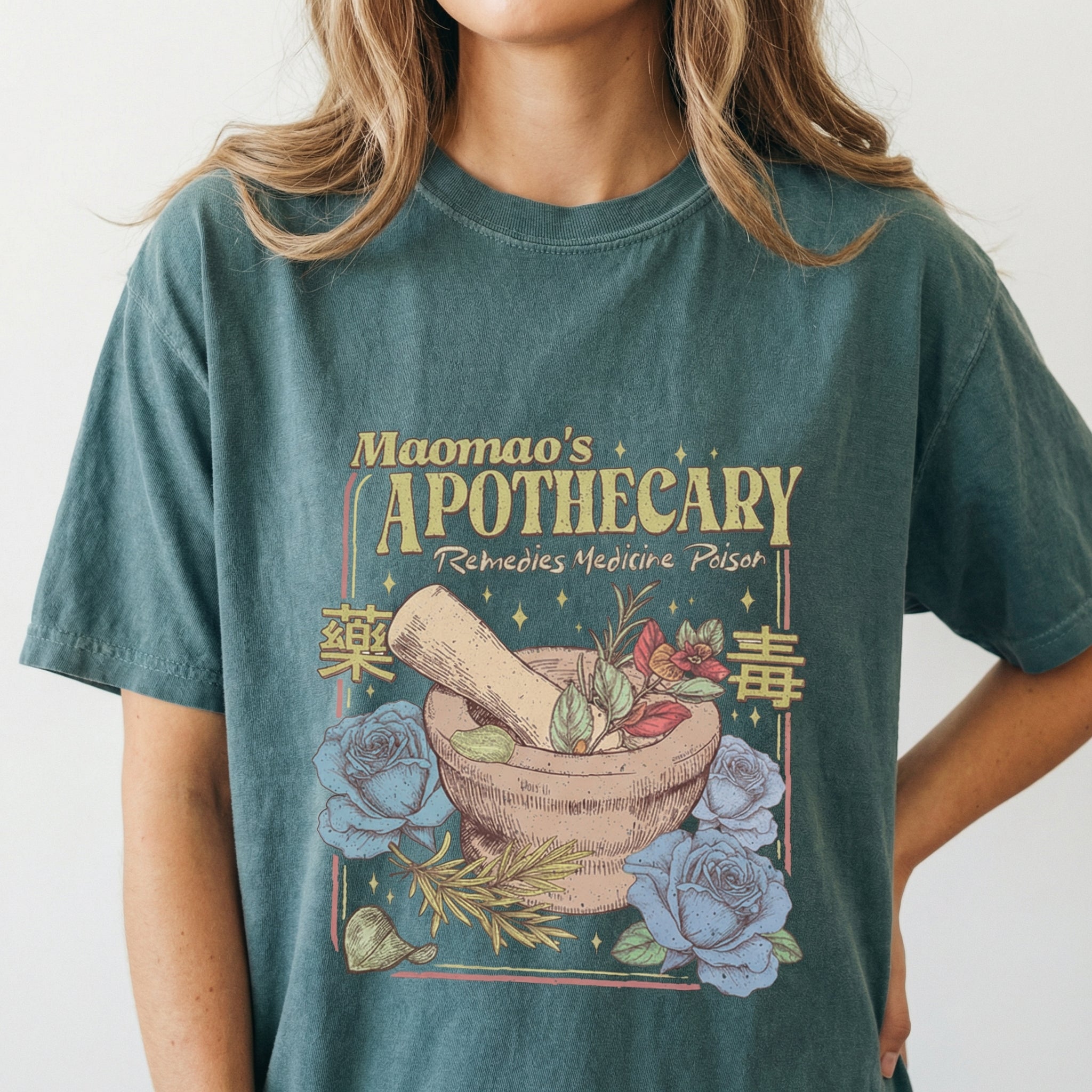 Kawaii Apothecary Graphic T-Shirt – Cute Anime Style Potion Tee – Manga Inspired Gift