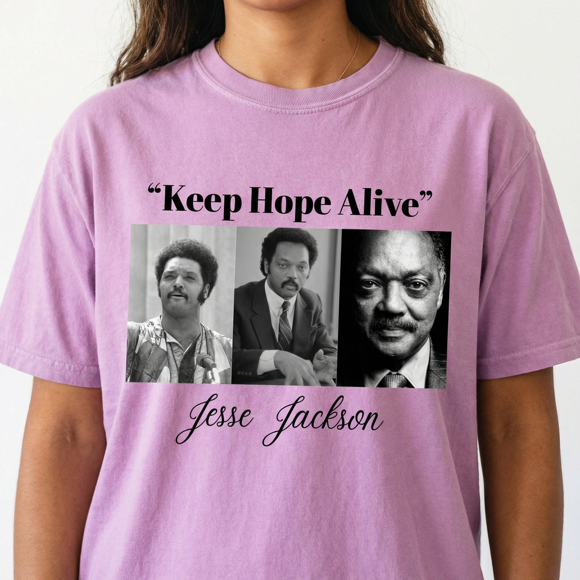 Keep Hope Alive Graphic T-Shirt – Inspirational Jesse Jackson Quote Shirt