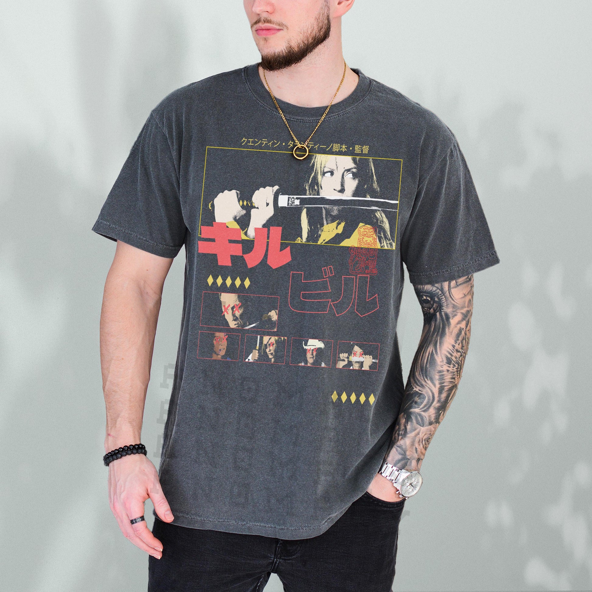 Kill Movie T-Shirt – Unisex Retro Japanese Action Film Graphic Tee
