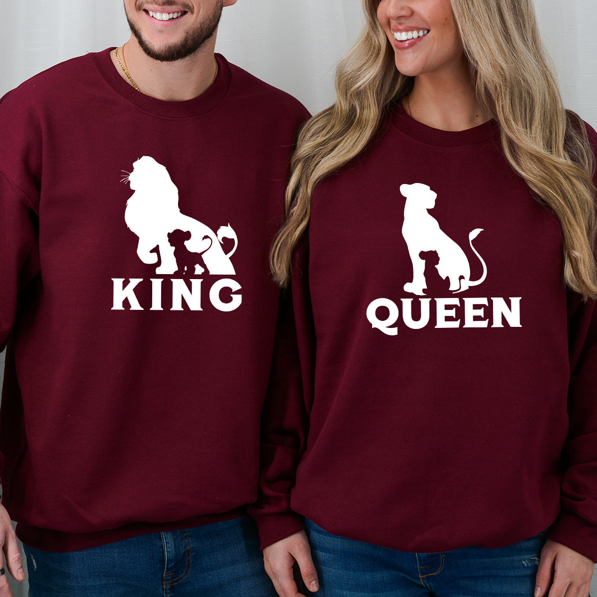 King Lion x Queen Matching Hoodies For Couples