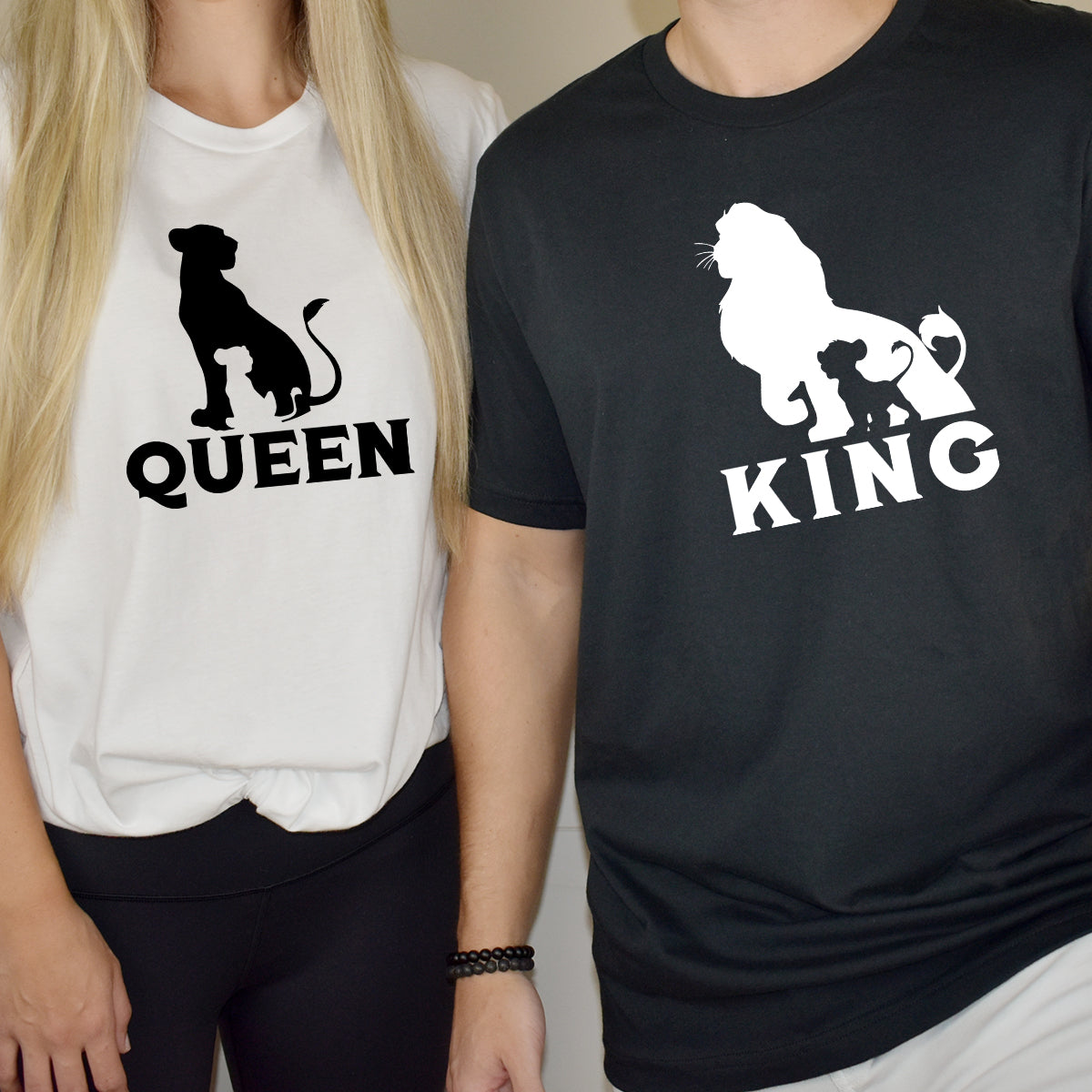 King Lion x Queen Matching T-Shirts For Couples