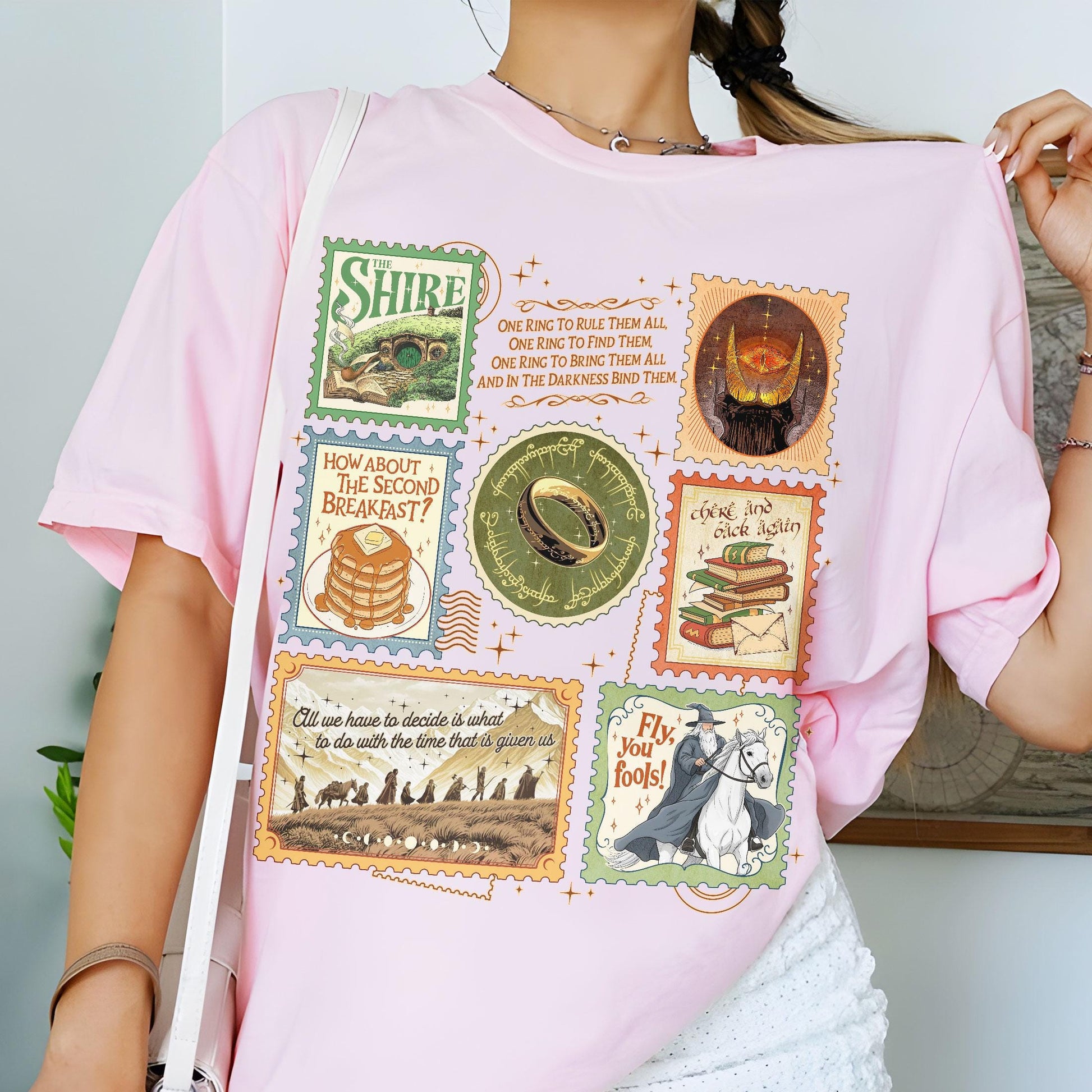 Middle Somewhere Graphic Sweatshirt – Fantasy Reading & Adventure Fan Apparel