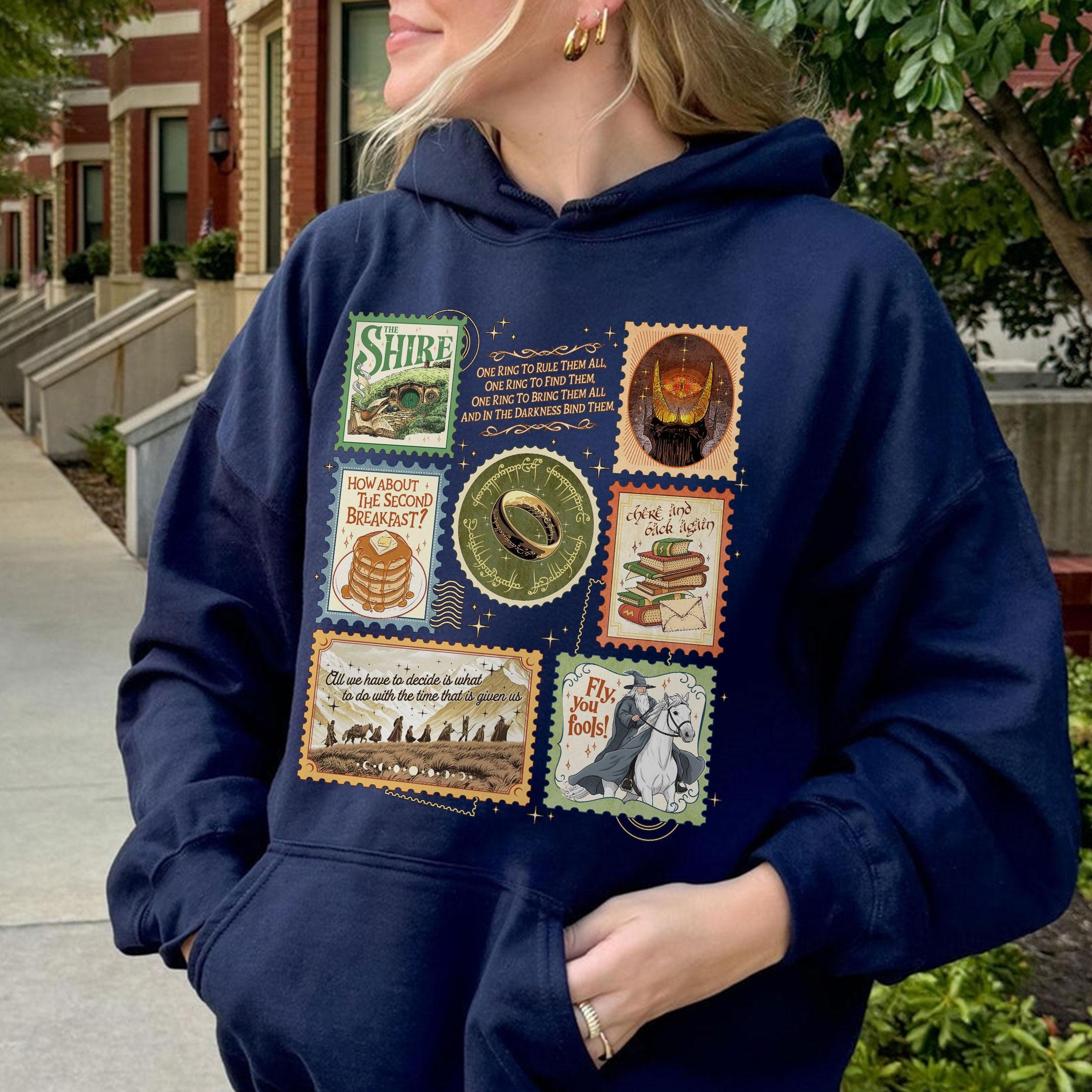 Middle Somewhere Graphic Sweatshirt – Fantasy Reading & Adventure Fan Apparel