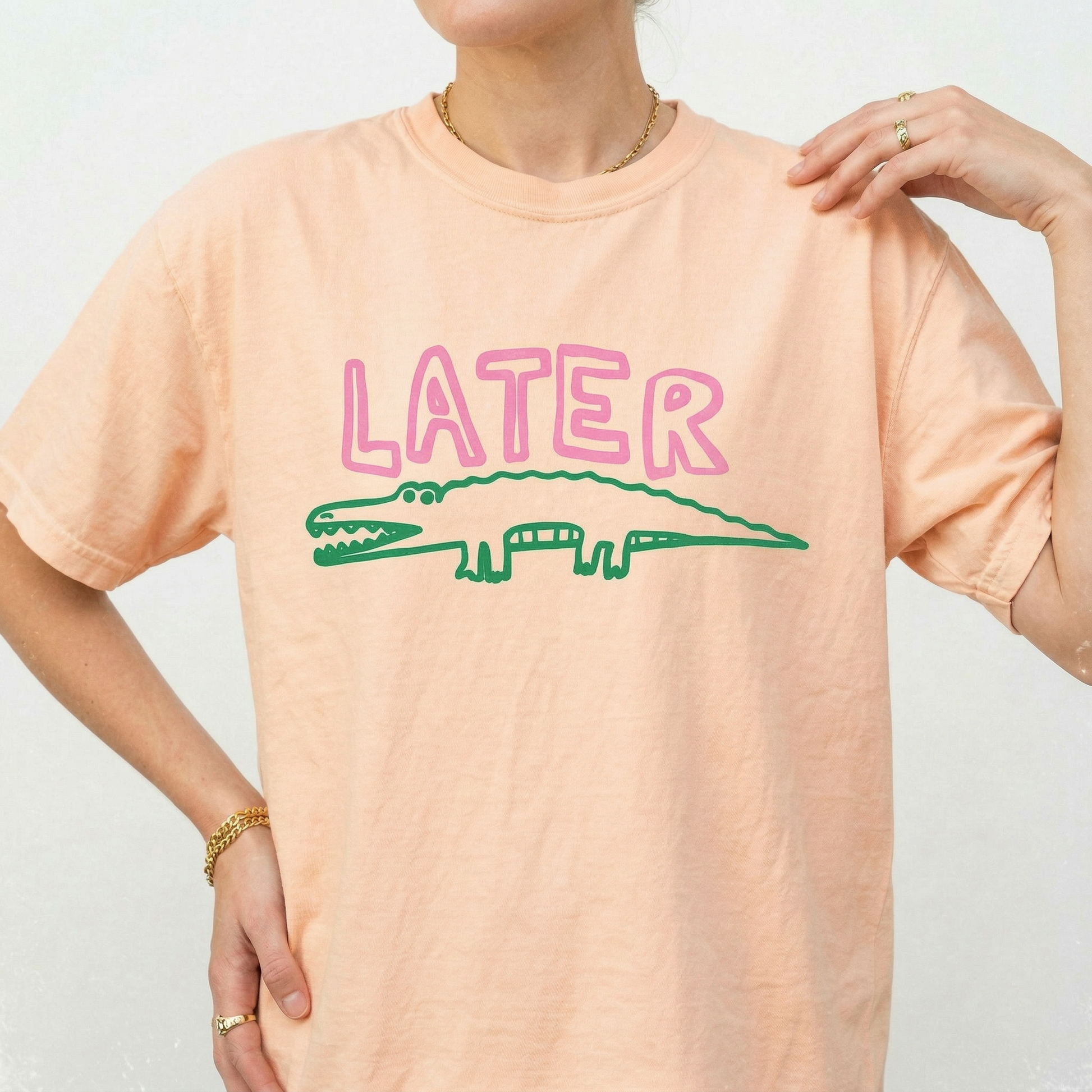 Funny Later Gator T-Shirt – Sarcastic Animal Humor Tee
