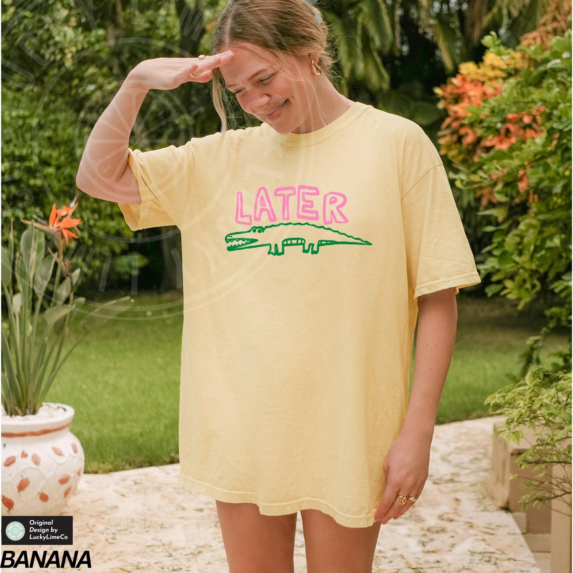Funny Later Gator T-Shirt – Sarcastic Animal Humor Tee