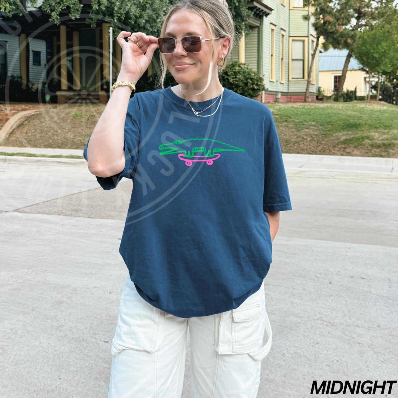 Later Gator Graphic Tee – Funny Alligator Humor Front Back Shirt