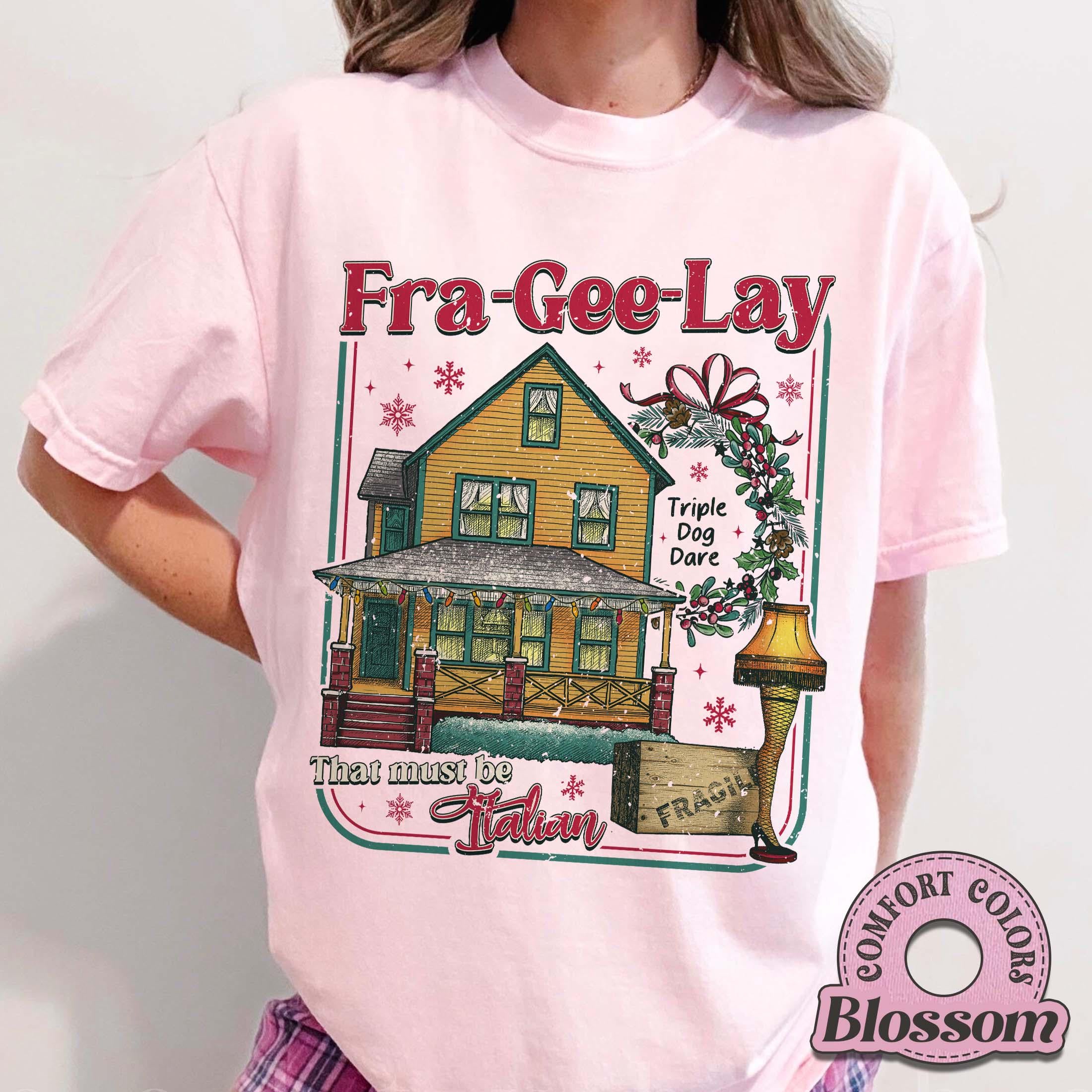 Leg Lamp Christmas Shirt – Funny 90s Nostalgia Holiday Oh Fudge Tee
