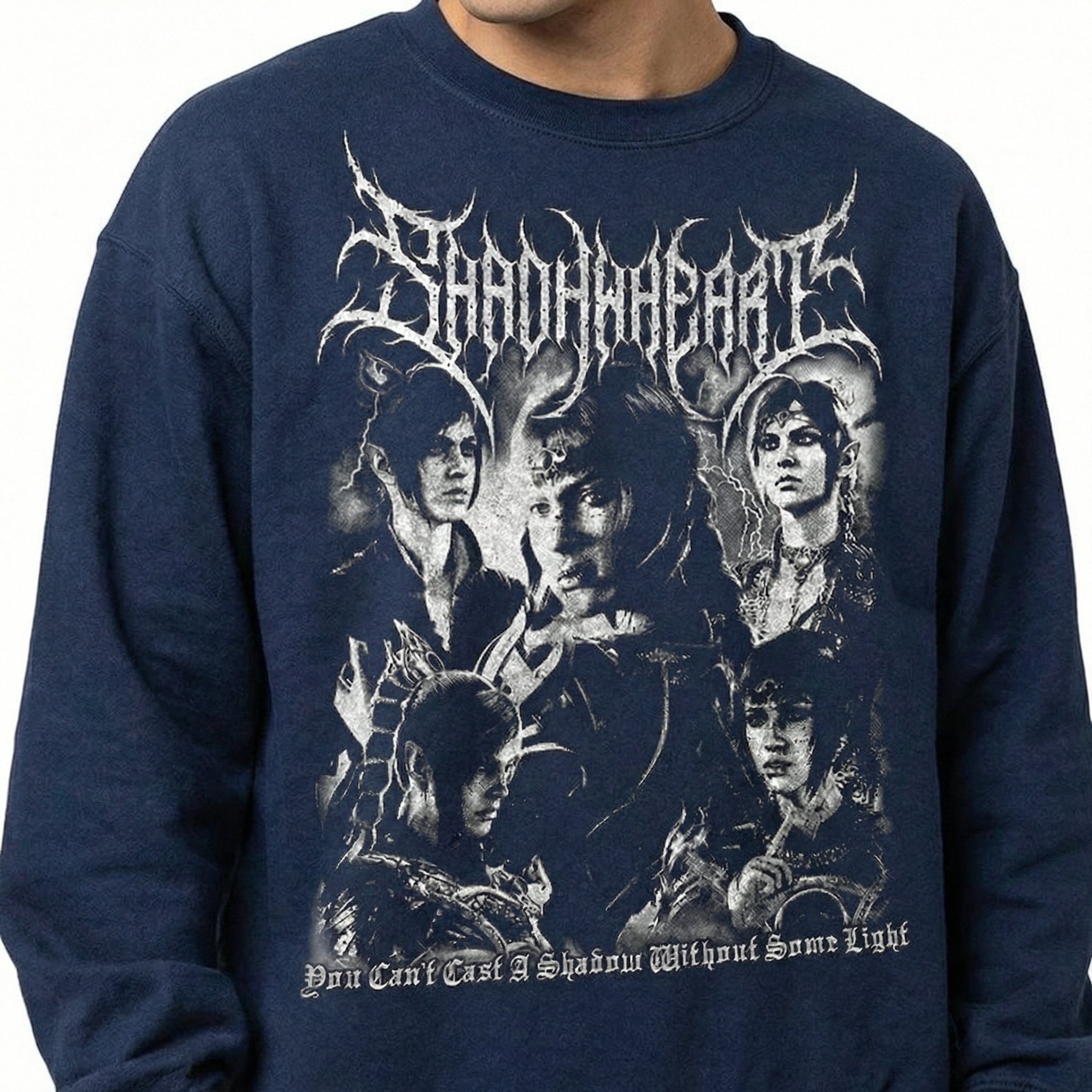 Limited Shadowheart Dark Fantasy Black Metal Vintage T-Shirt – Gothic Graphic Tee