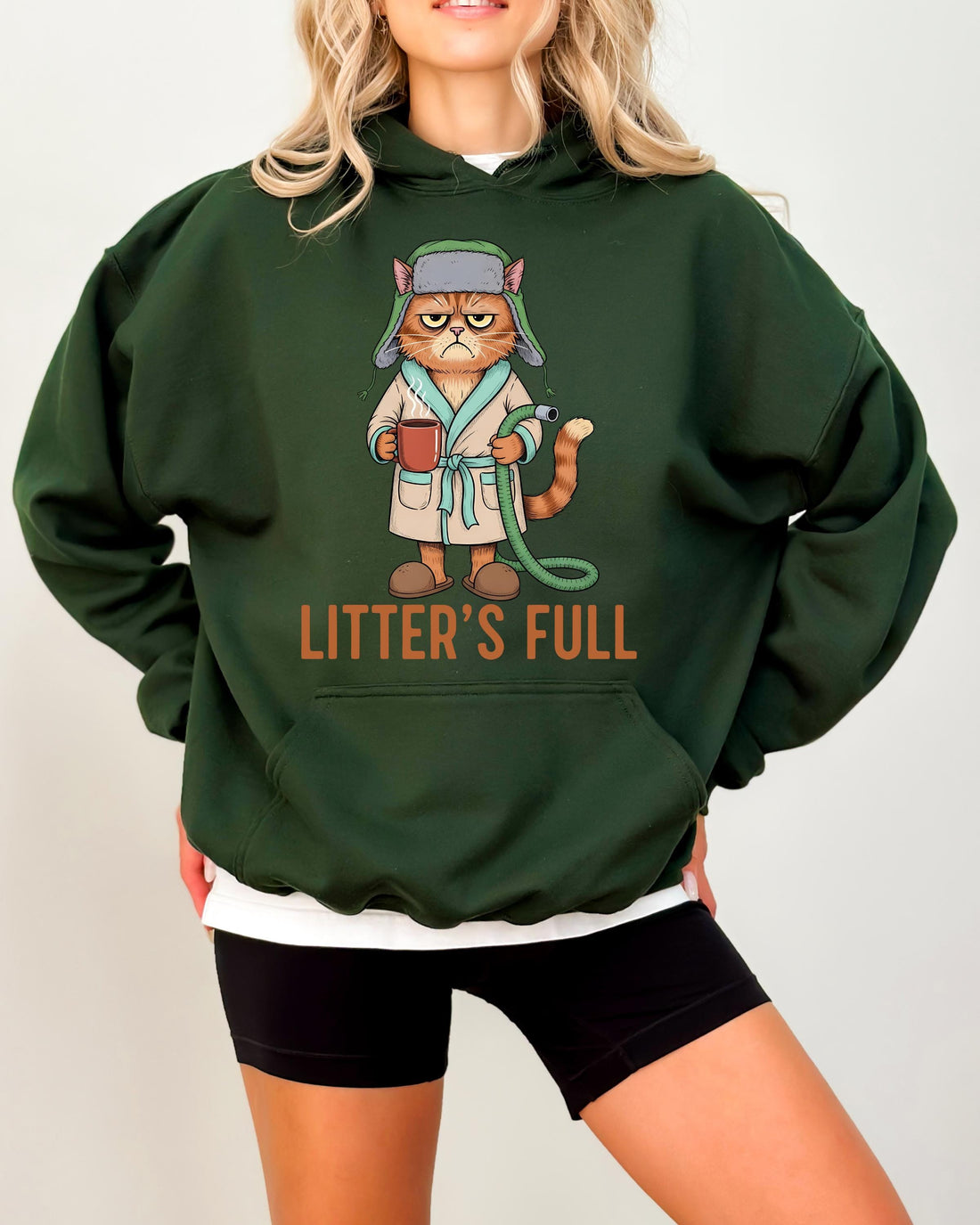 Litters Full Christmas Shirt – Funny Cat Lover Xmas Tee – Holiday Unisex Shirt