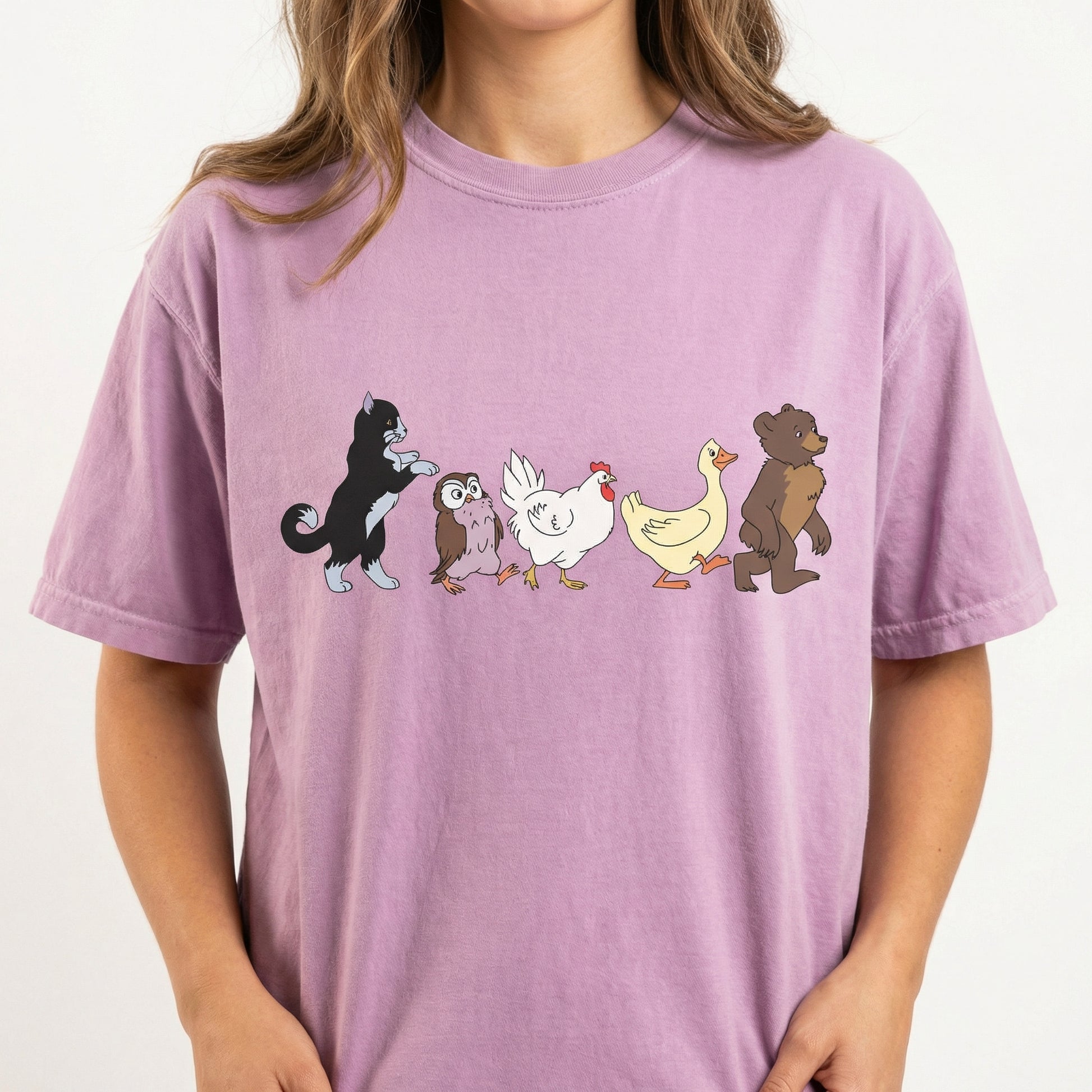 Little Bear Graphic T-Shirt – Cute Animal Illustration Tee – Animal Lover Gift