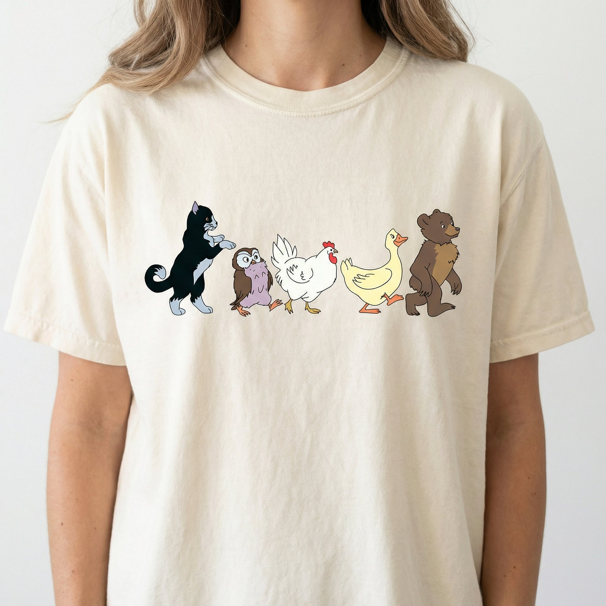 Little Bear Graphic T-Shirt – Cute Animal Illustration Tee – Animal Lover Gift