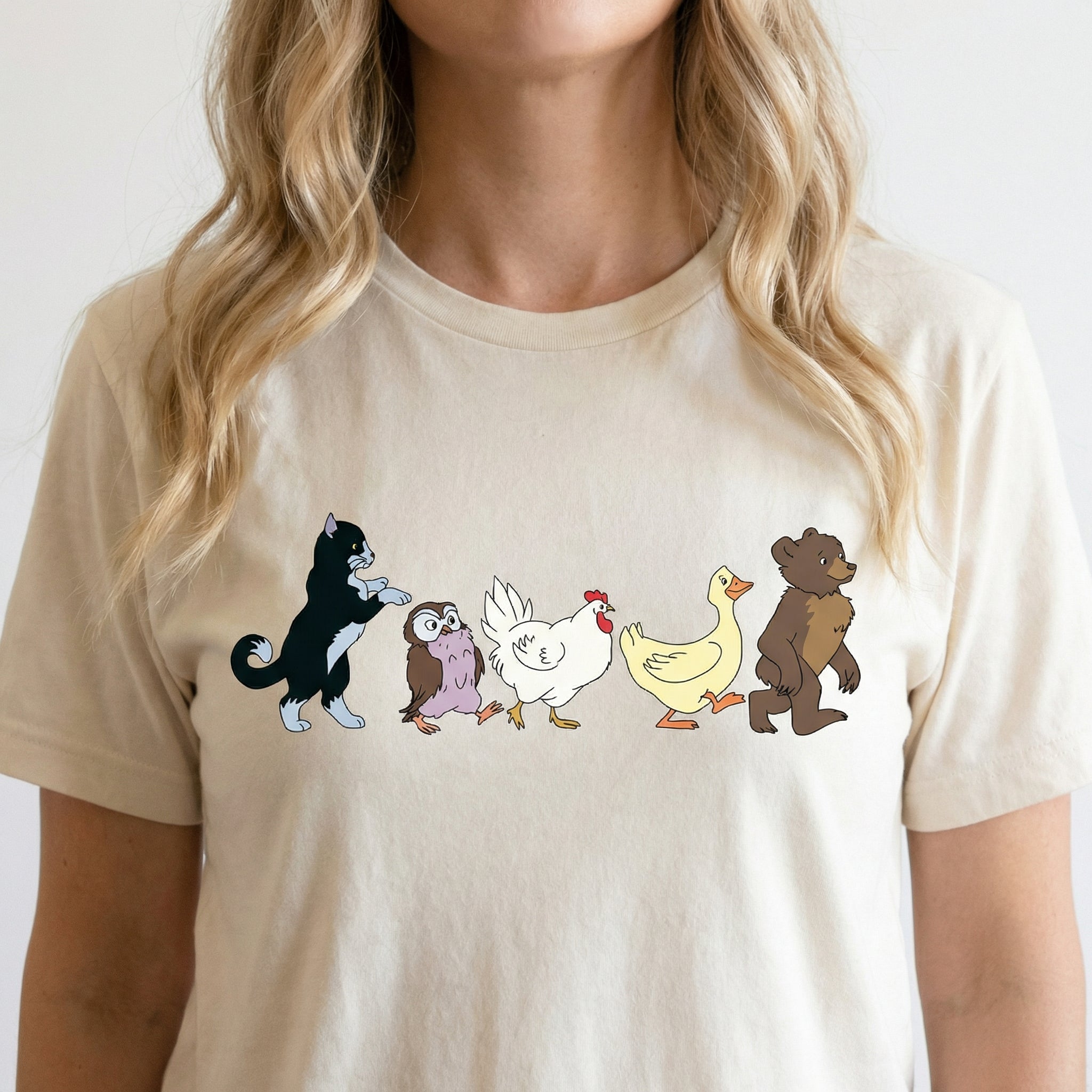 Little Bear Graphic T-Shirt – Cute Animal Illustration Tee – Animal Lover Gift