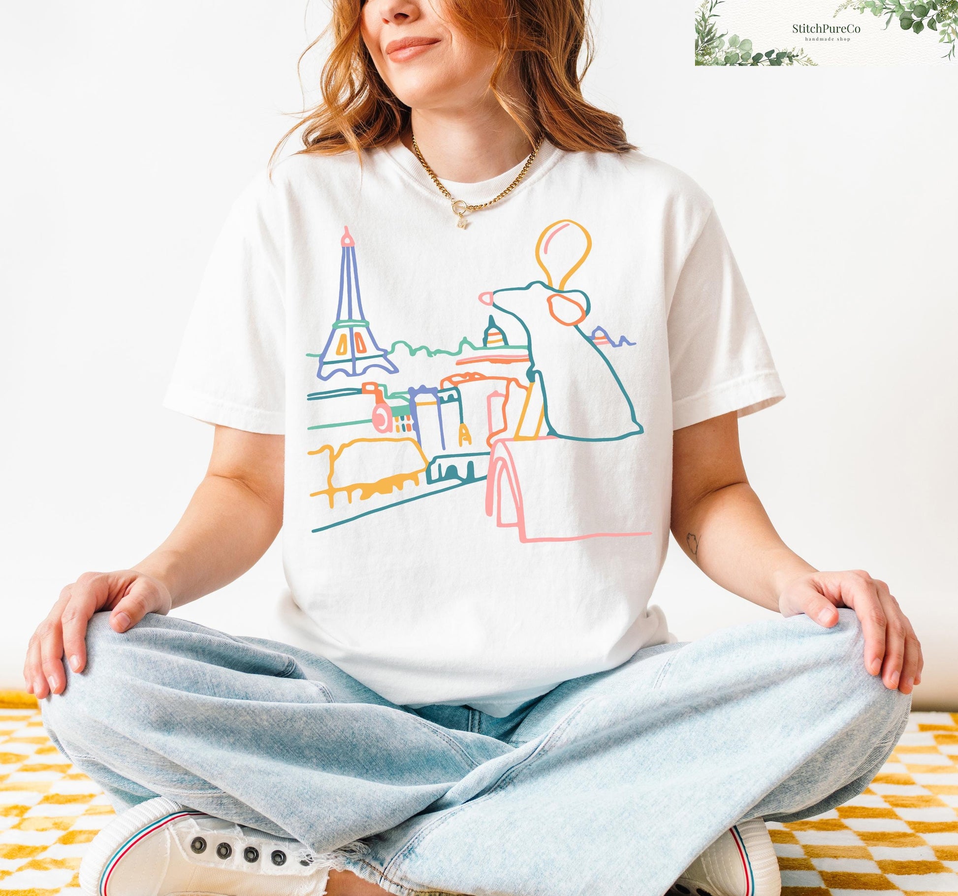 Little Chef Remy Funny T-Shirt – Just Here For The Snacks Food Lover Tee