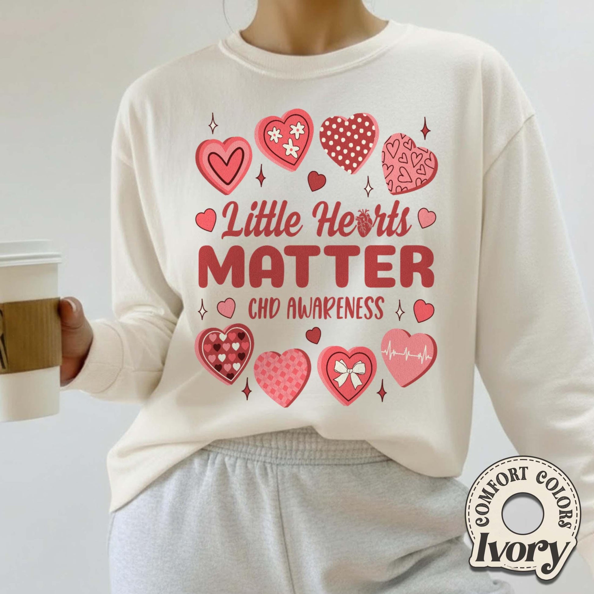 Little Hearts Matter Graphic T-Shirt – CHD Awareness Support Tee