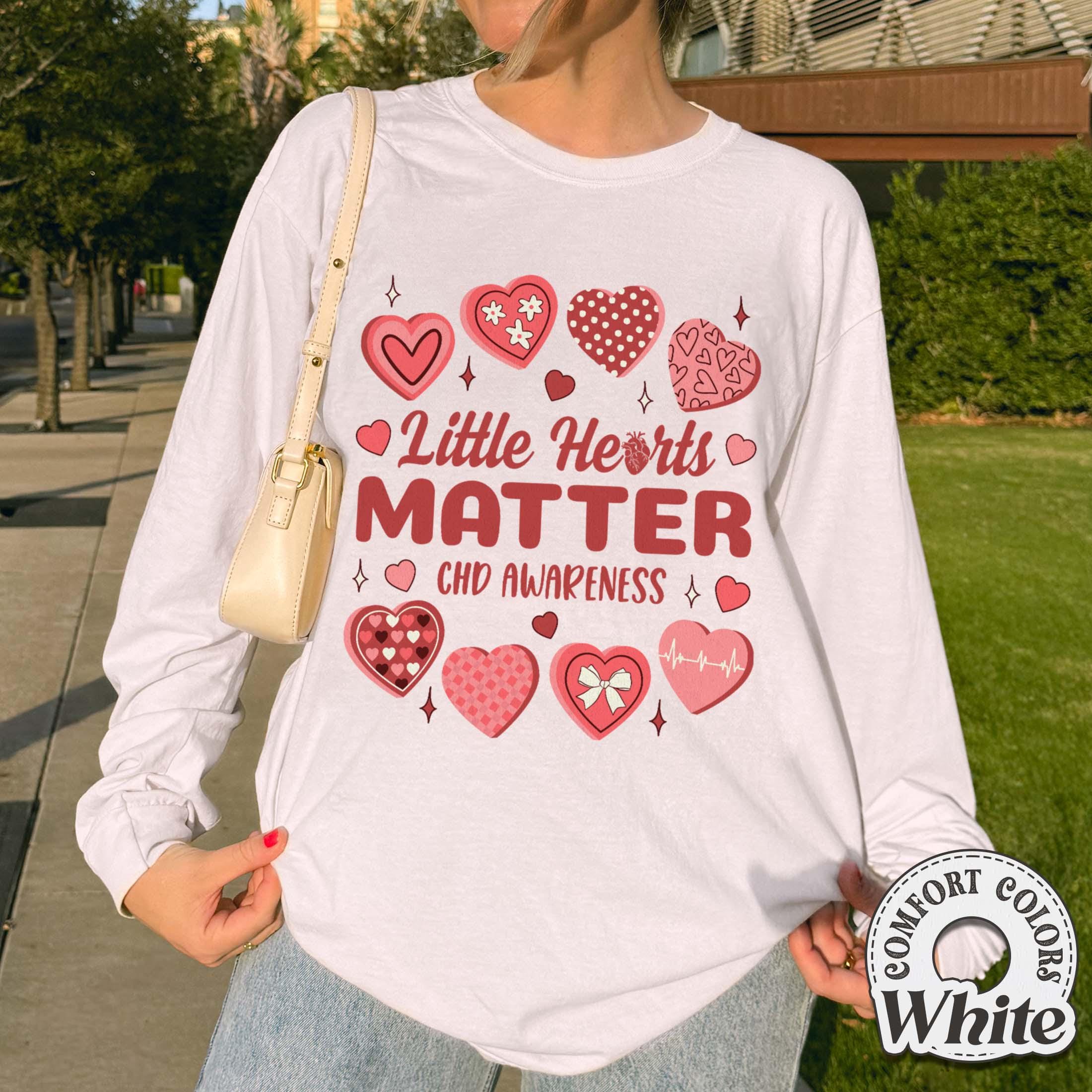 Little Hearts Matter Graphic T-Shirt – CHD Awareness Support Tee