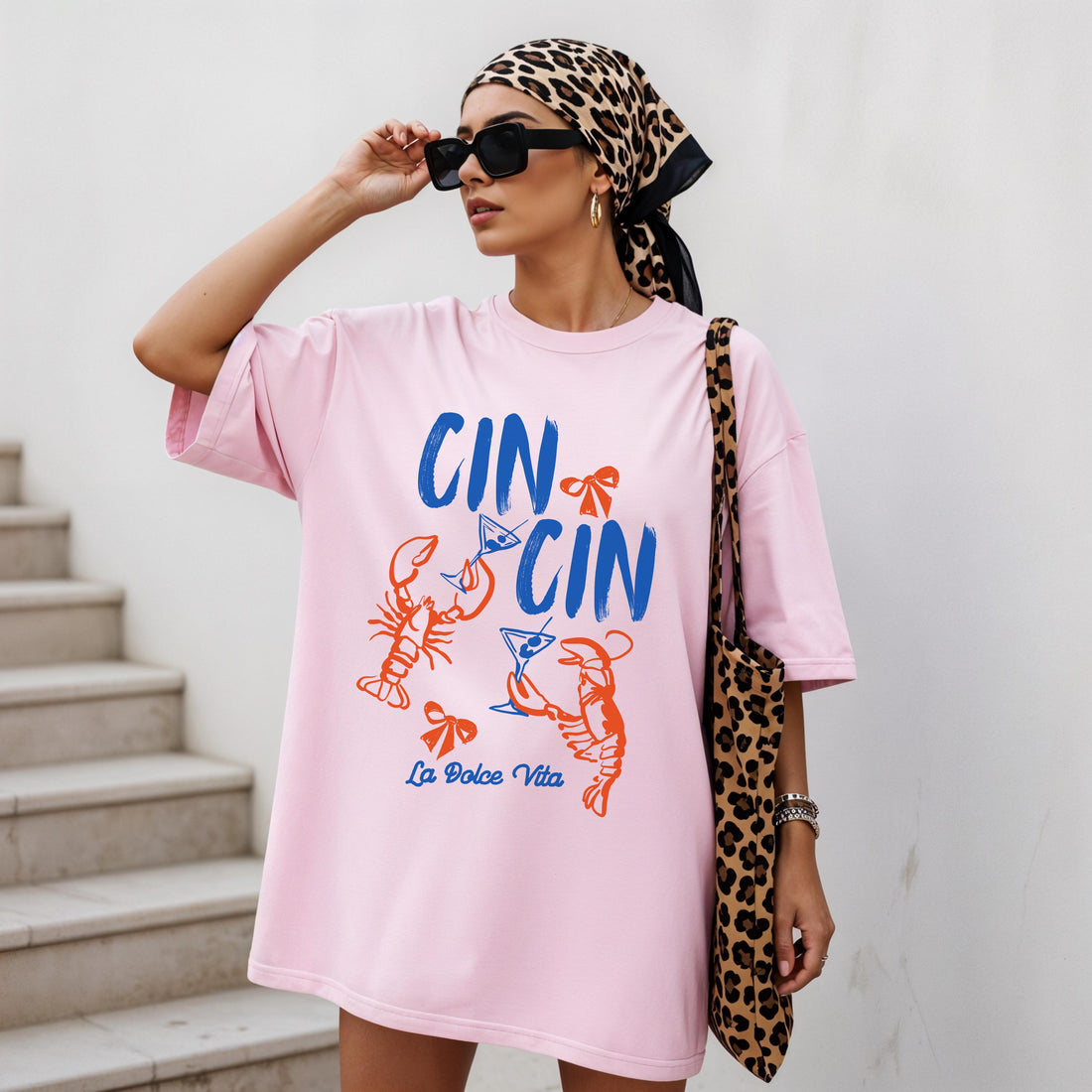 Lobster La Dolce Vita T-Shirt – Coastal Ocean Aesthetic Graphic Tee