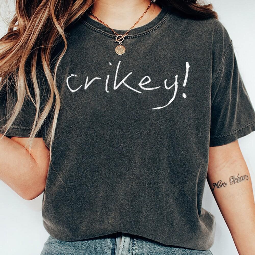 Crikey T-Shirt – Irwin Inspired Love Tee Design, Unisex Cotton Shirt