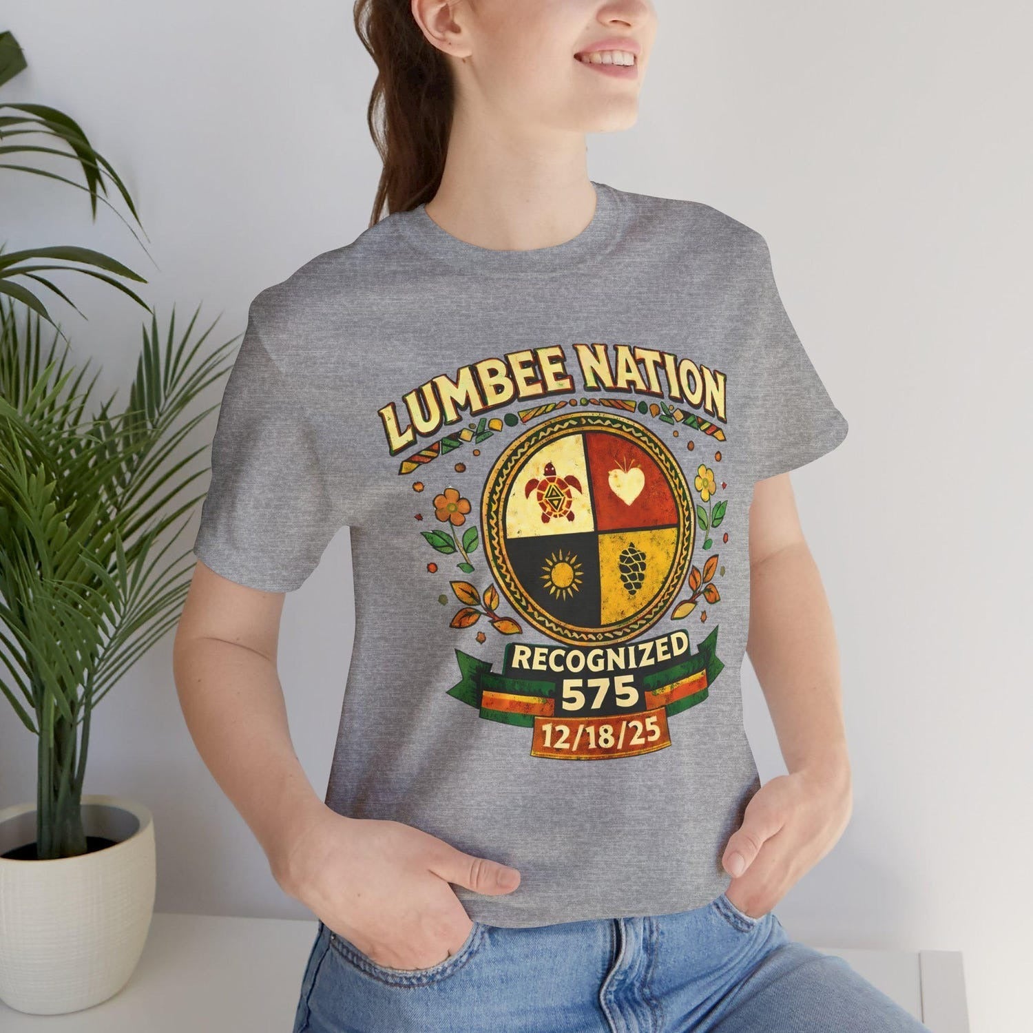 Lumbee Heritage Women’s T-Shirt – Tribal Pride Short Sleeve Tee