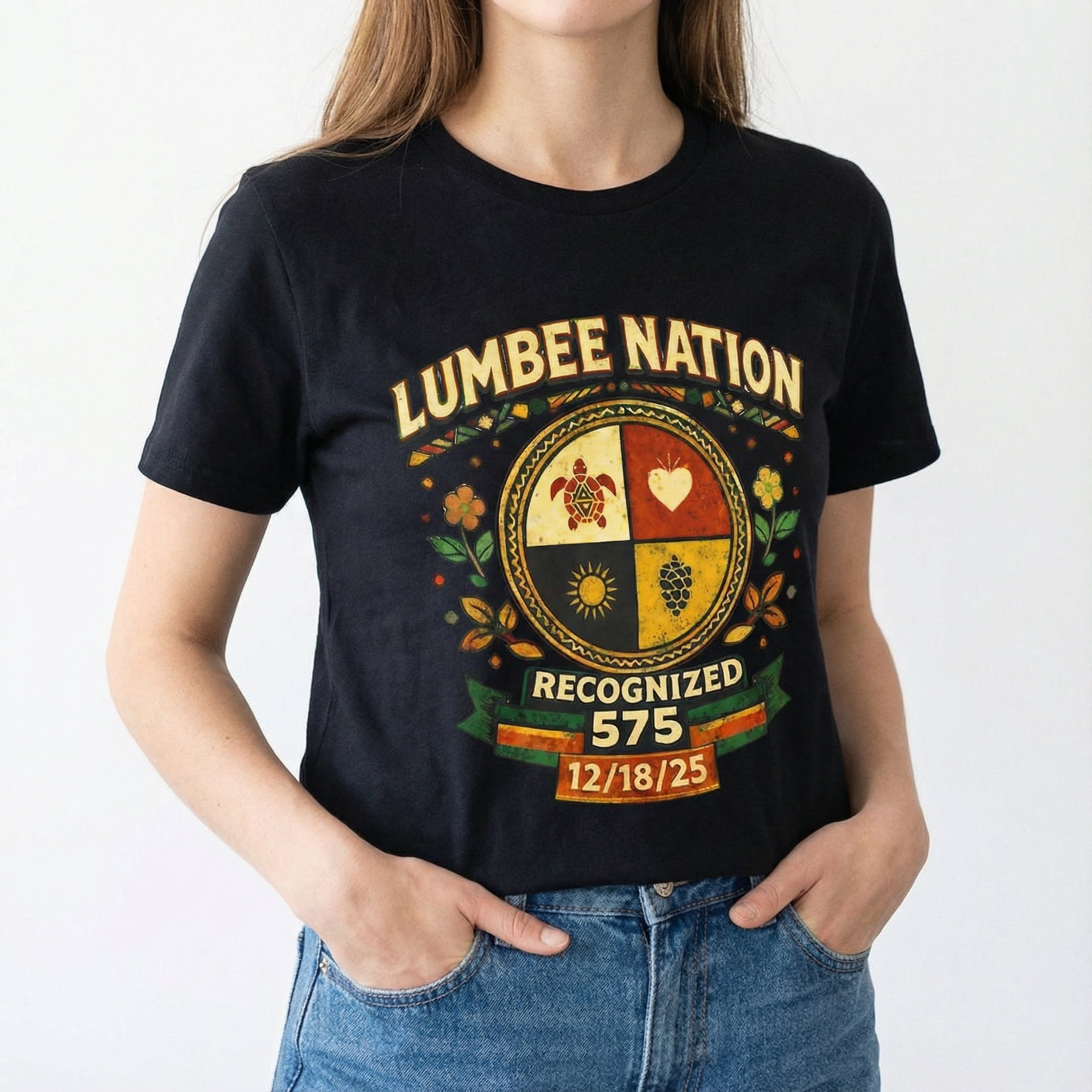 Lumbee Heritage Women’s T-Shirt – Tribal Pride Short Sleeve Tee