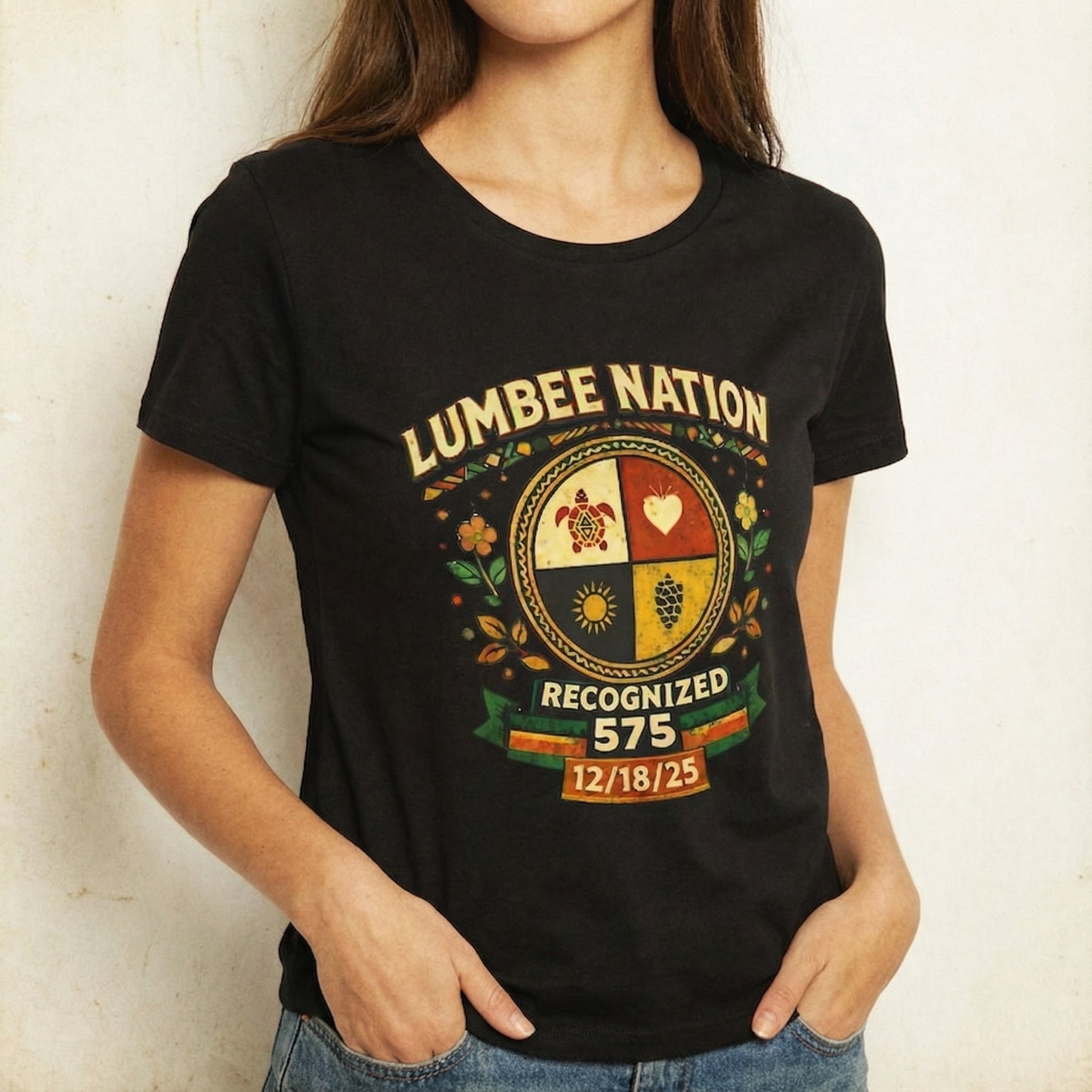 Lumbee Heritage Women’s T-Shirt – Tribal Pride Short Sleeve Tee