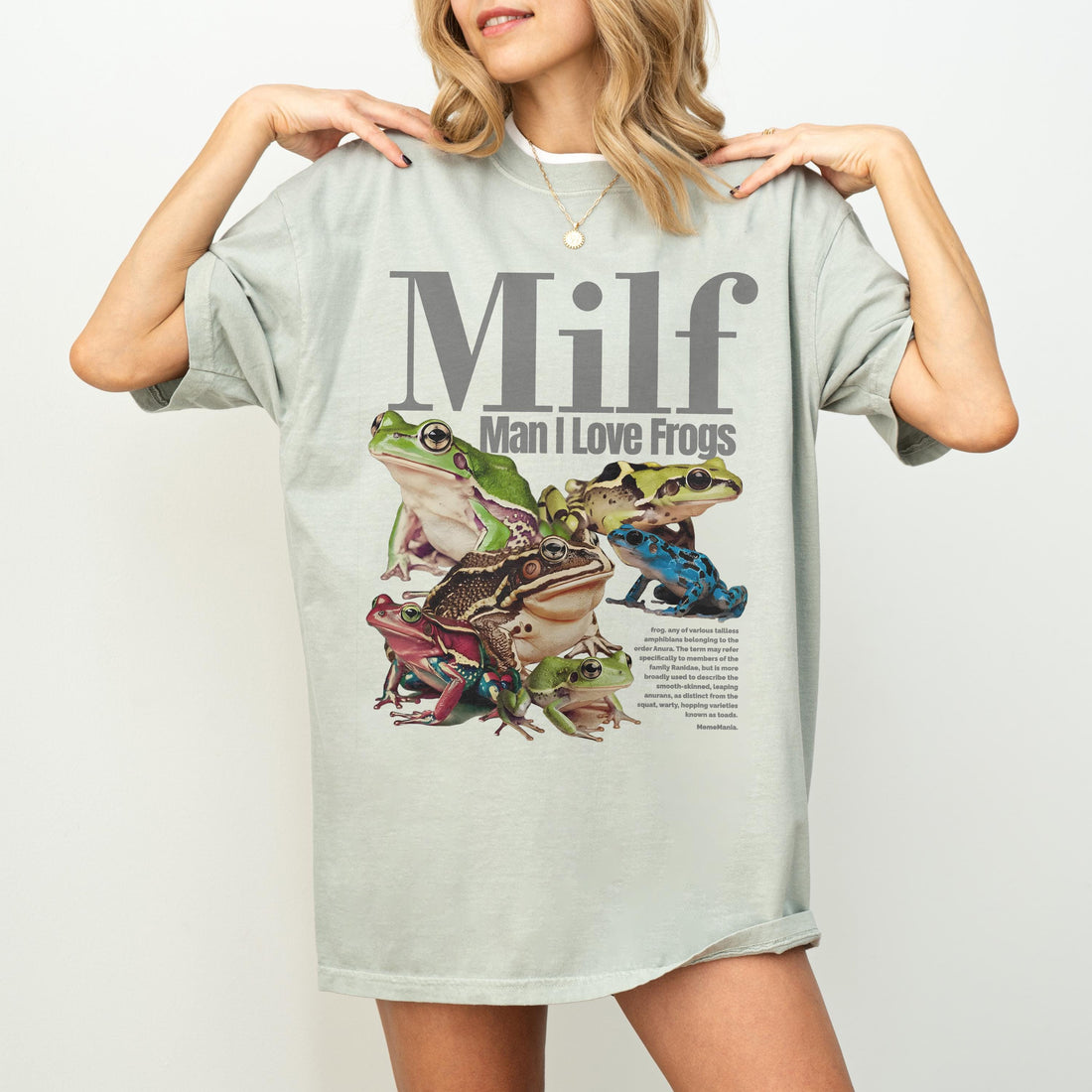 MILF Man I Love Frogs Shirt - Funny Frog Lover Graphic Tee