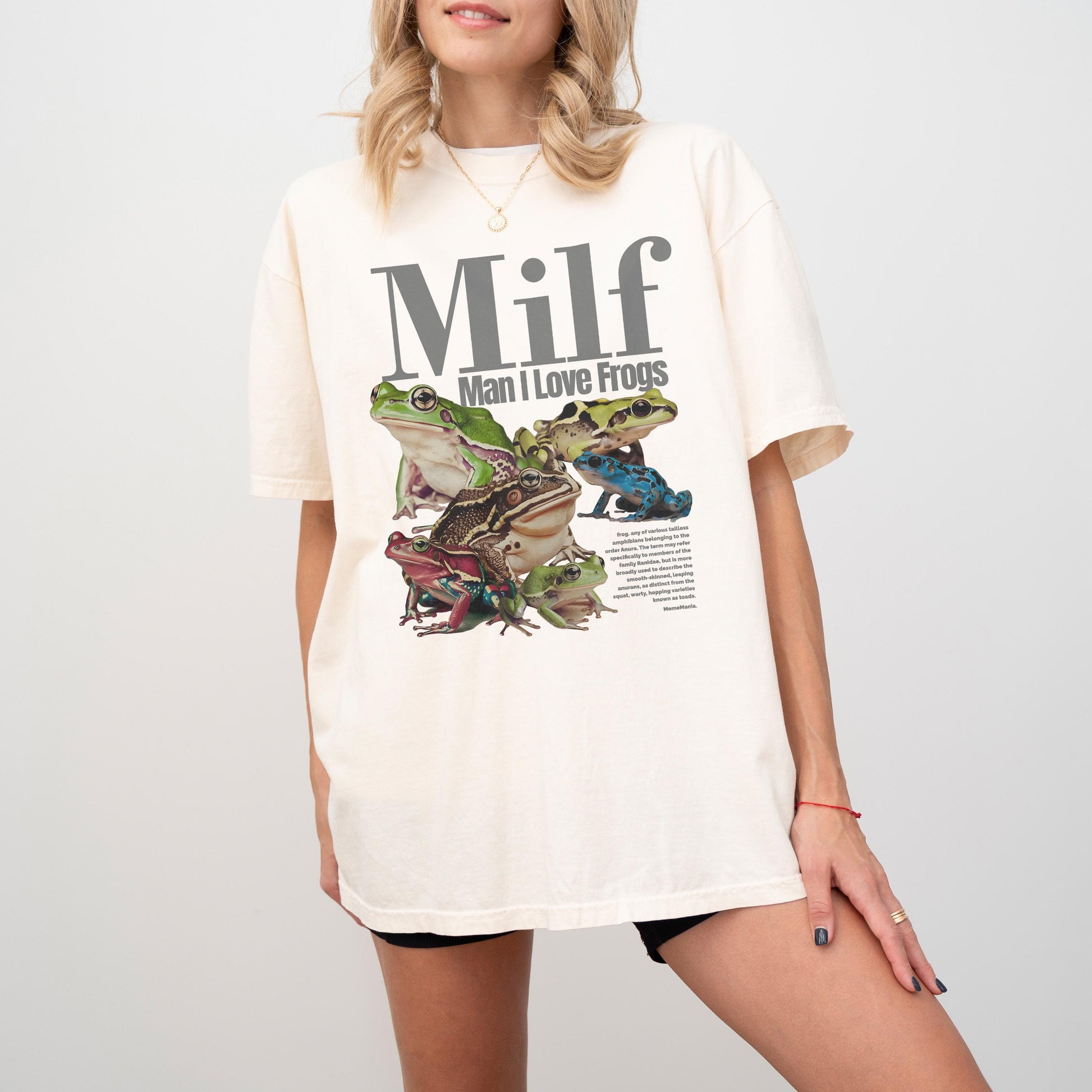 MILF Man I Love Frogs Shirt - Funny Frog Lover Graphic Tee