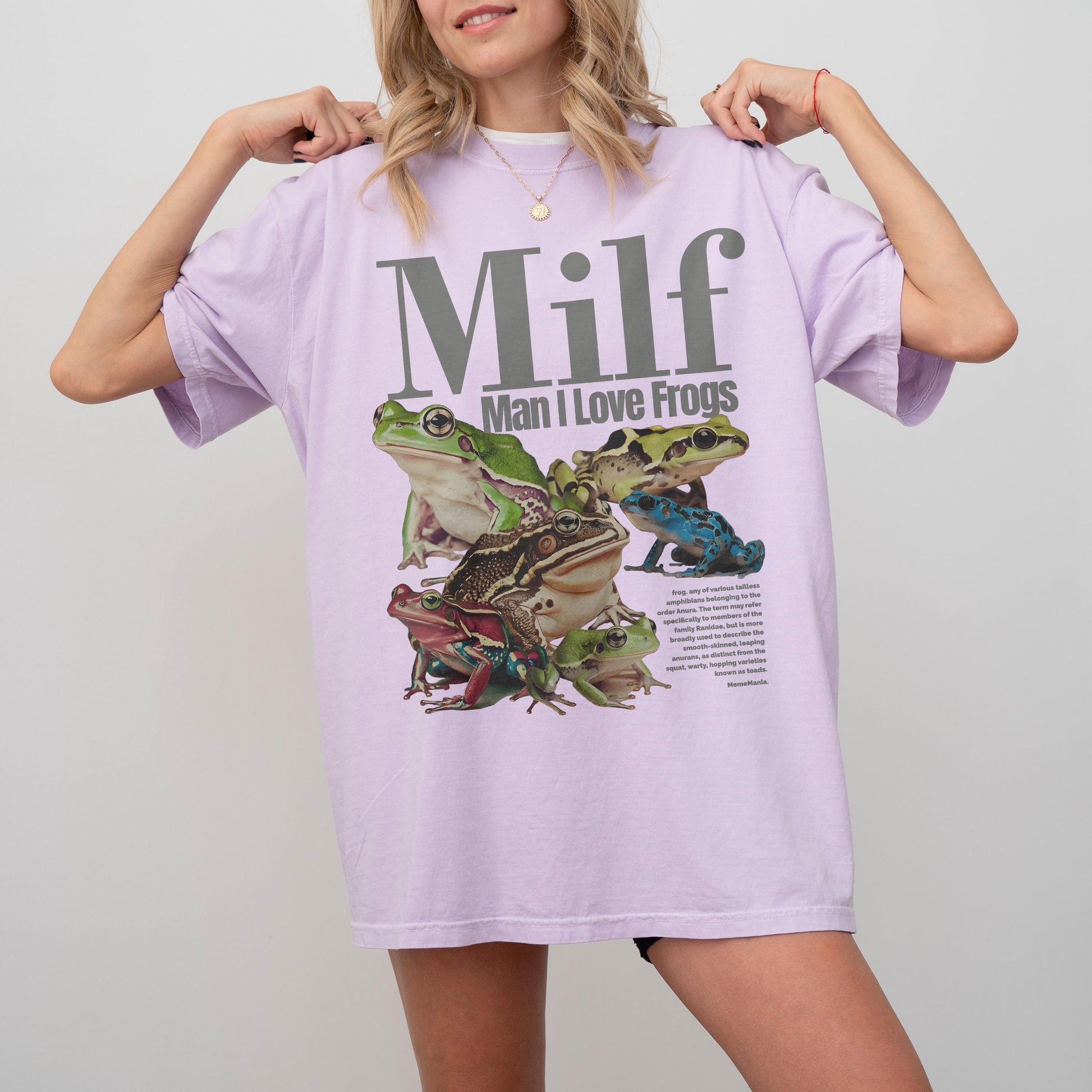 MILF Man I Love Frogs Shirt - Funny Frog Lover Graphic Tee