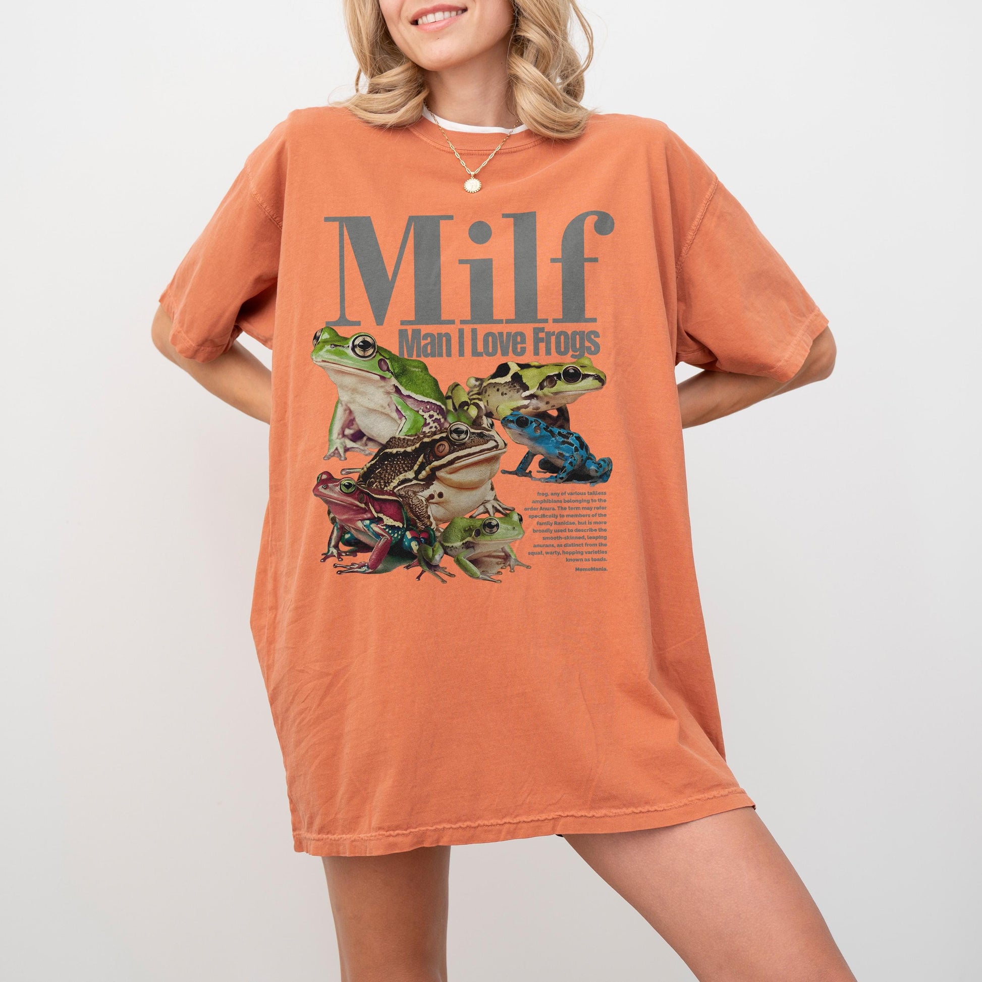 MILF Man I Love Frogs Shirt - Funny Frog Lover Graphic Tee