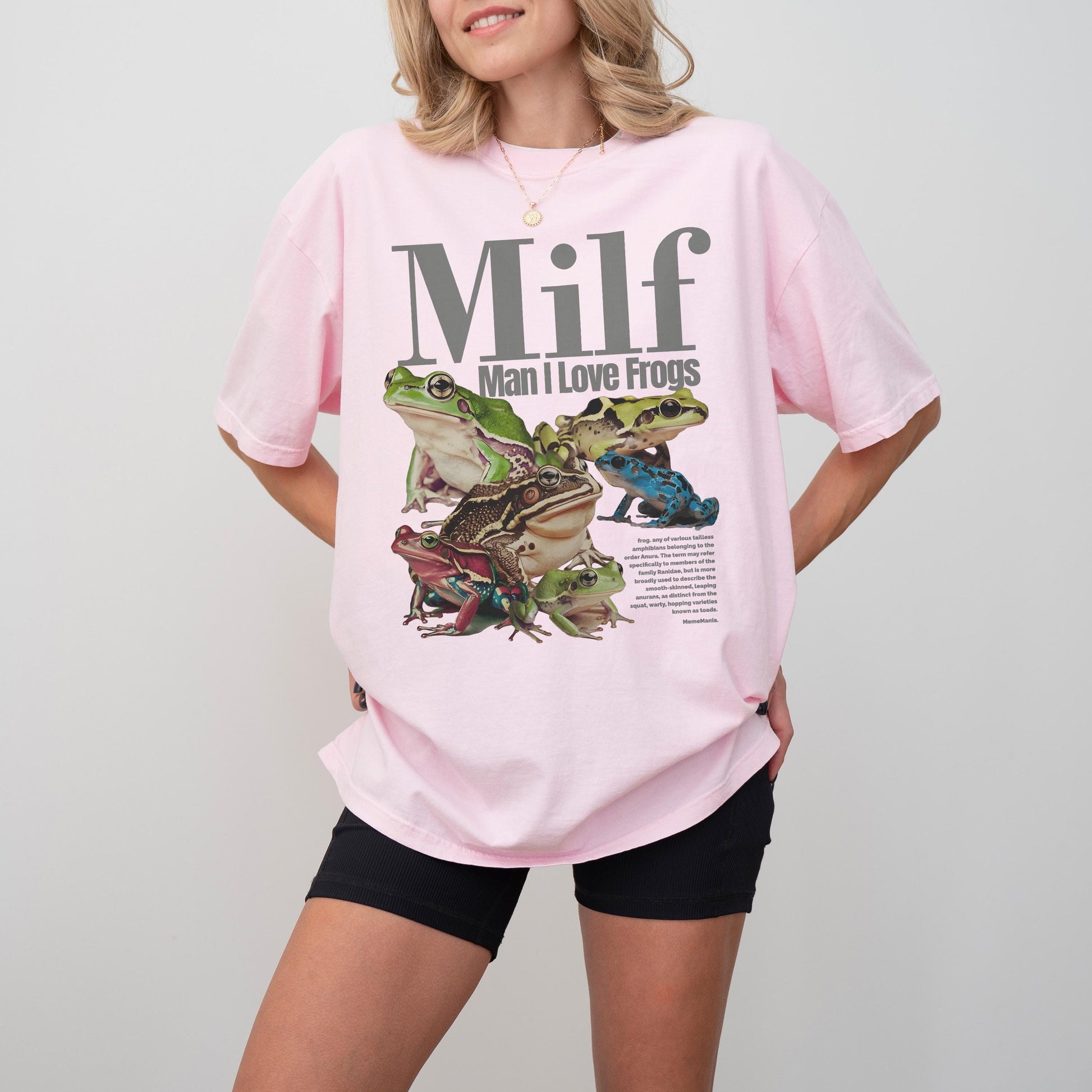 MILF Man I Love Frogs Shirt - Funny Frog Lover Graphic Tee