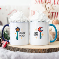 Magic Key Pair Matching Mugs For Couples