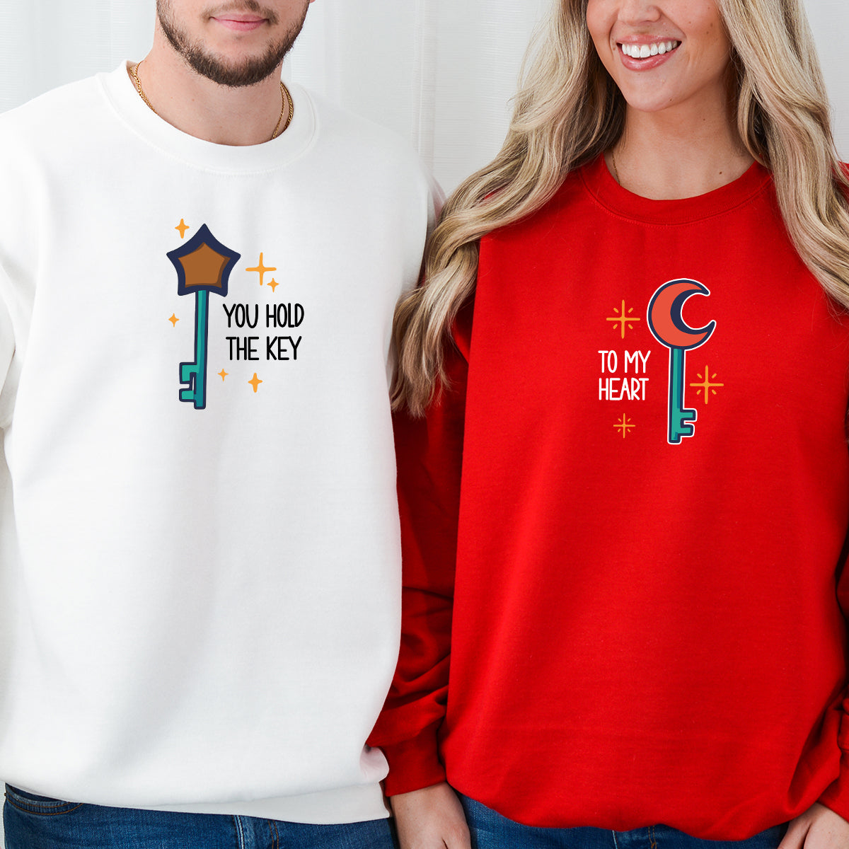 Magic Key Pair Matching Hoodies For Couples