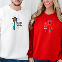 Magic Key Pair Matching Hoodies For Couples
