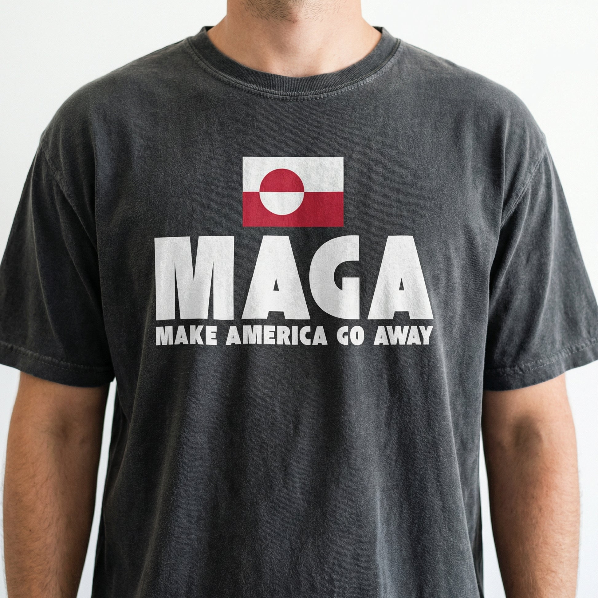 Make America Go Away Graphic T-Shirt – Political Satire Protest Unisex Tee