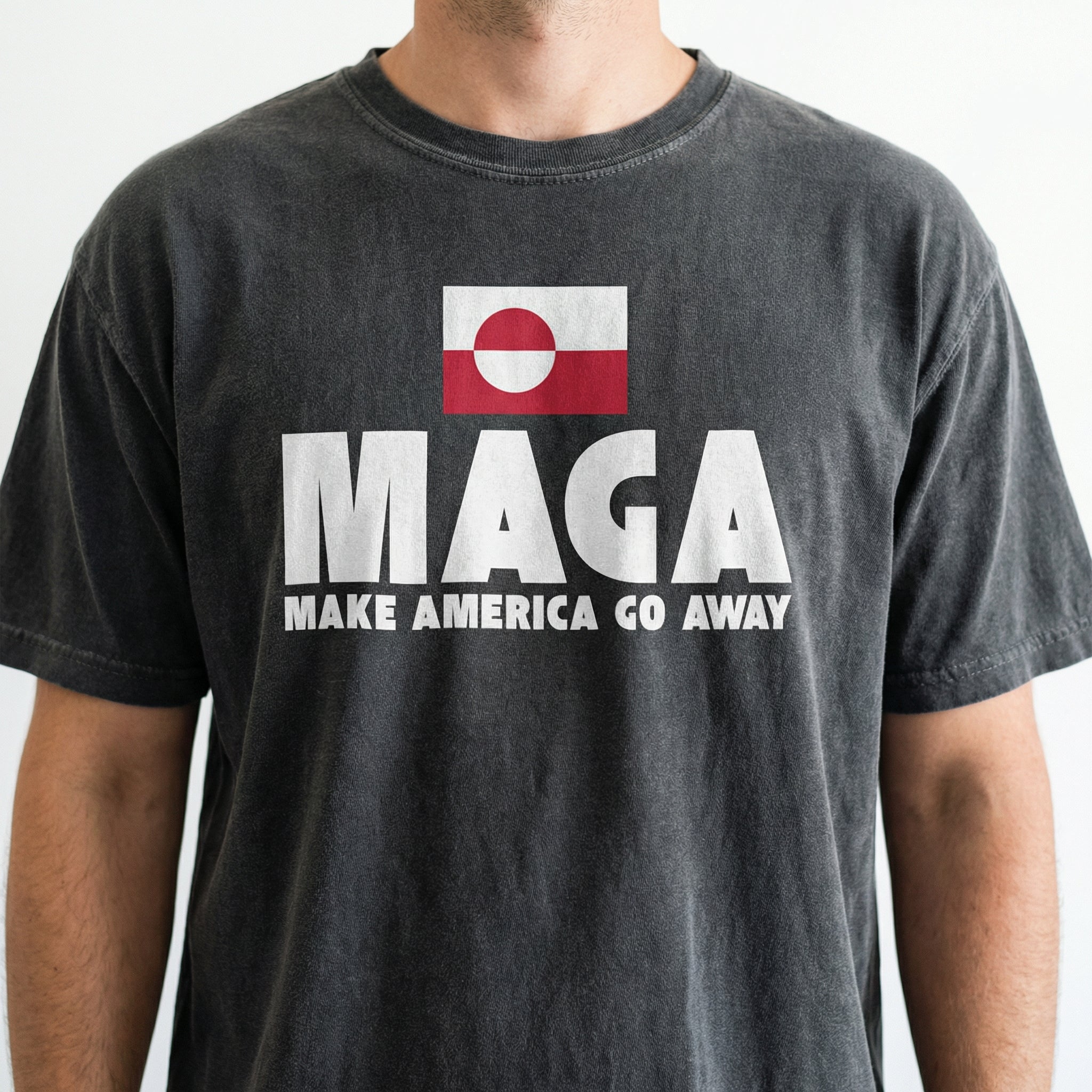 Make America Go Away Graphic T-Shirt – Political Satire Protest Unisex Tee