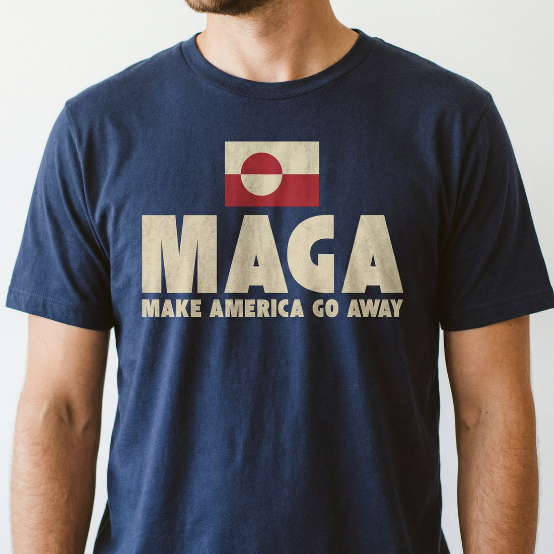 Make America Go Away Graphic T-Shirt – Political Satire Protest Unisex Tee