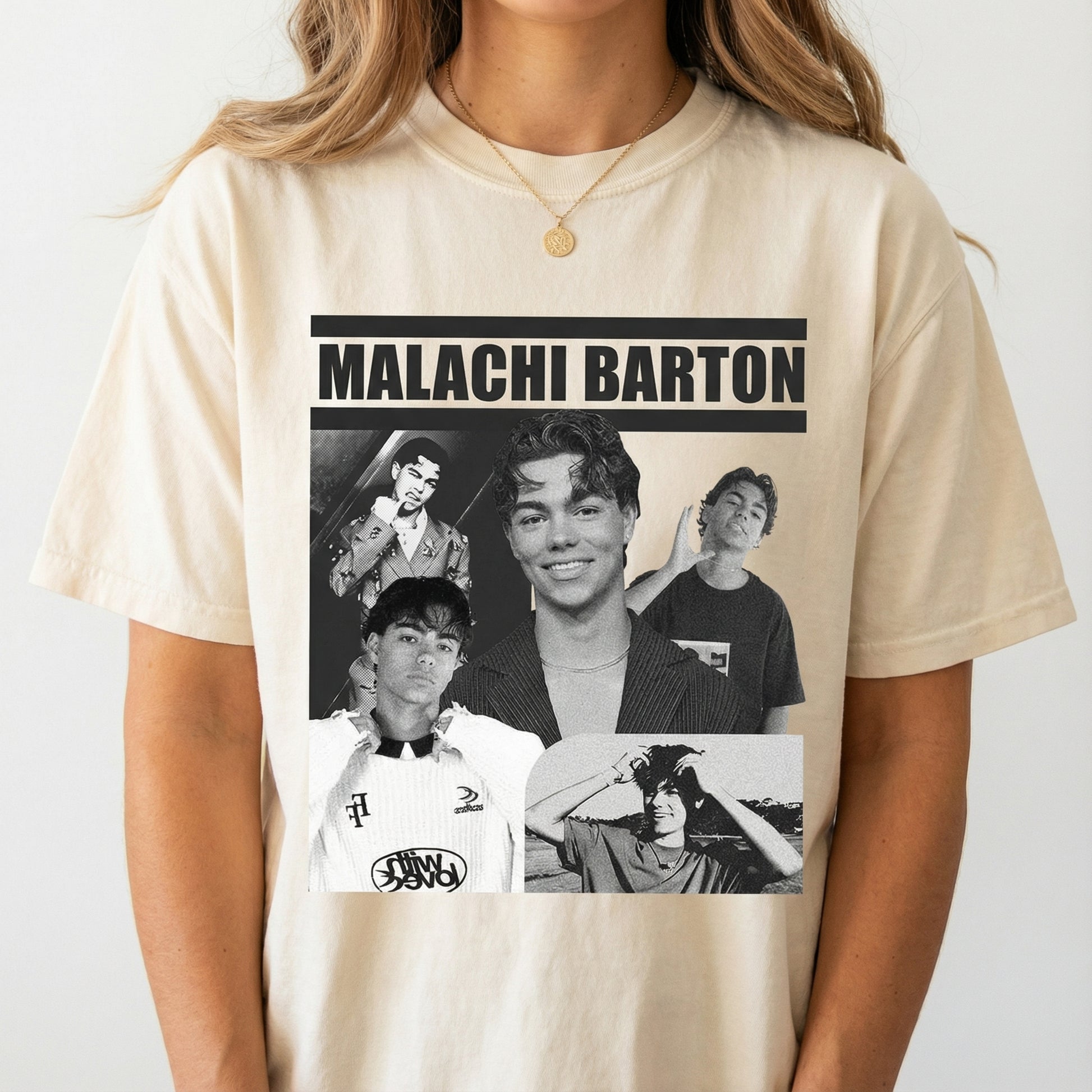 Malachi Barton Vintage 90s Style Graphic T-Shirt – Retro Unisex Fan Tee