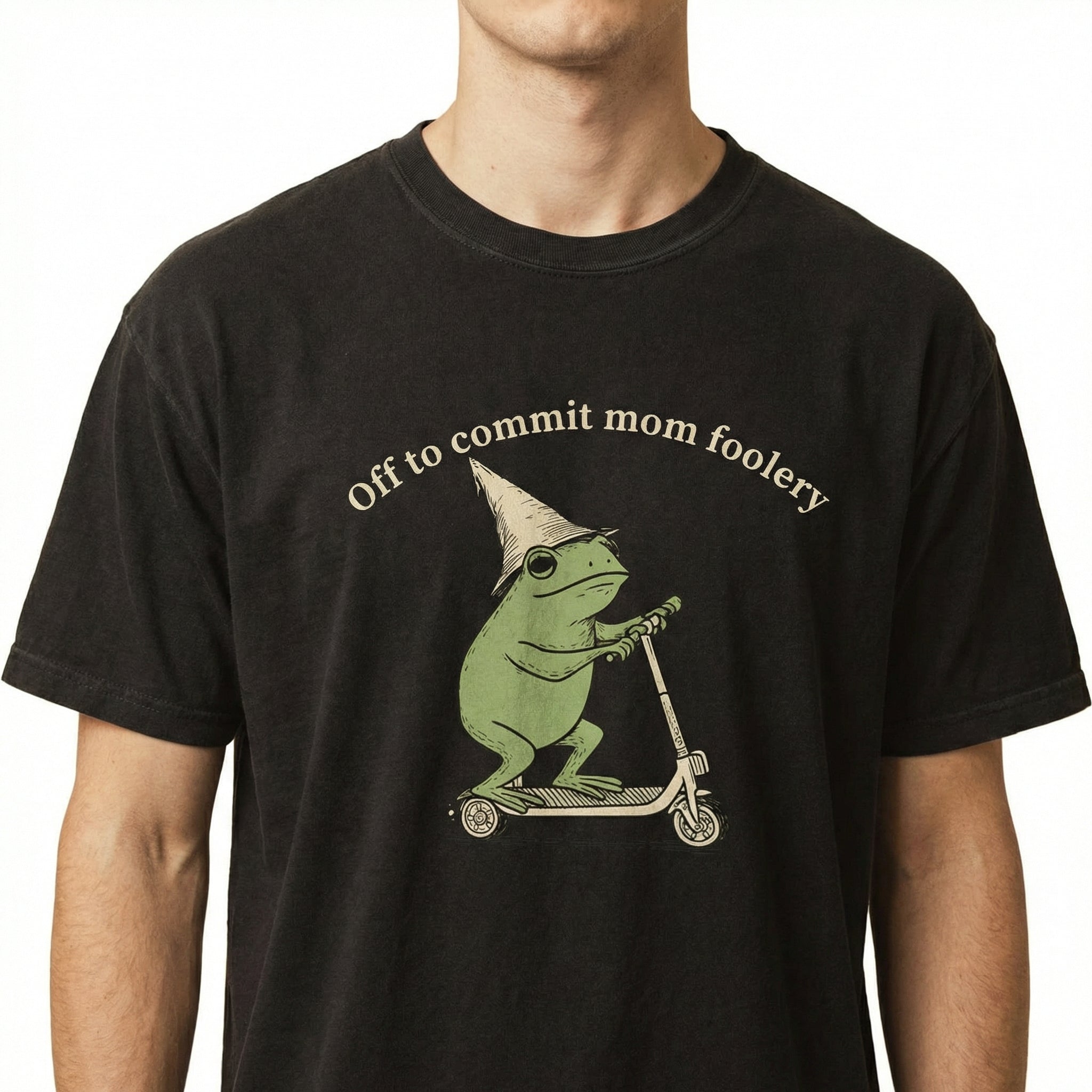 Mama Frog Shirt – Off to Commit Mom Foolery Graphic Tee – Funny Gift