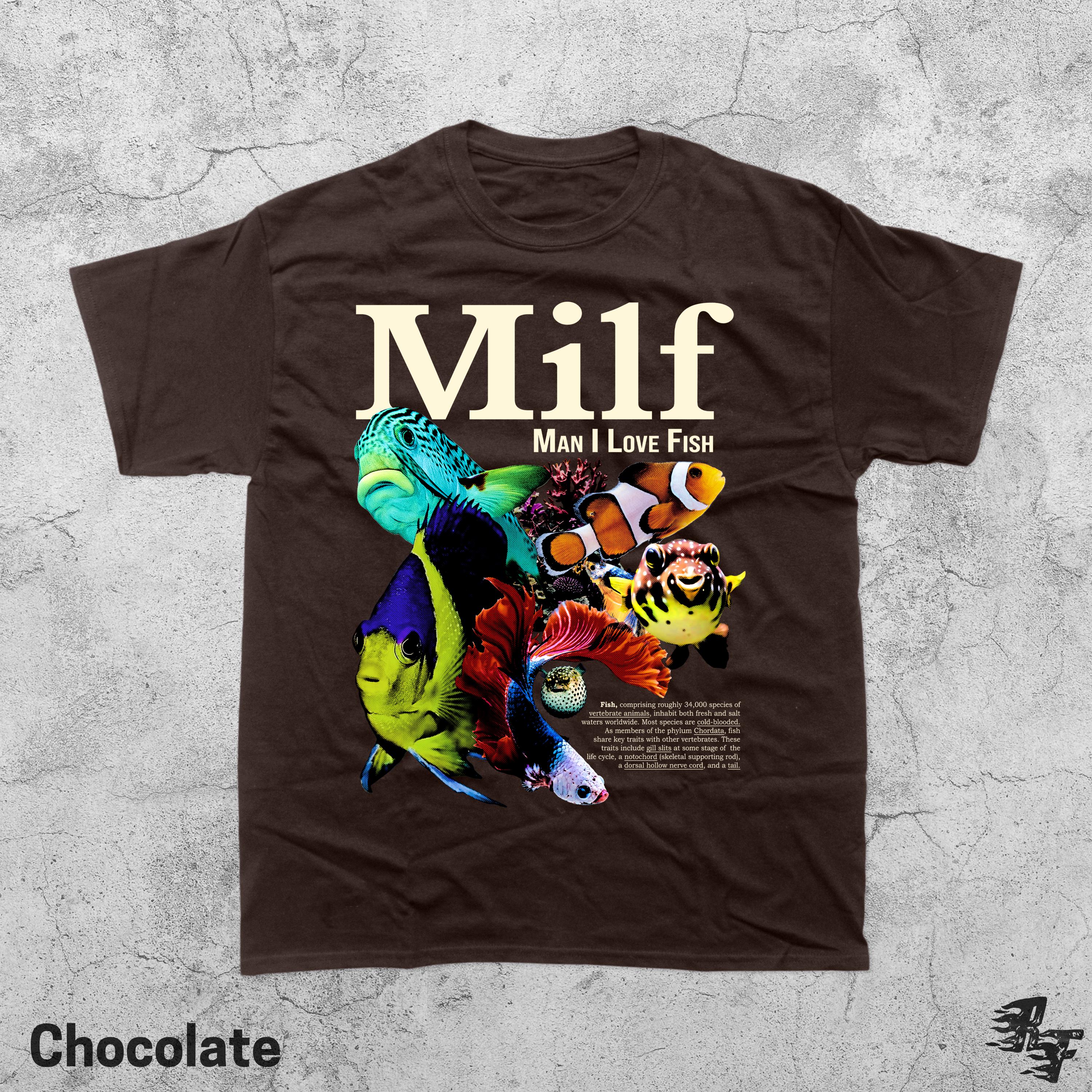 Man I Love Fish Graphic T-Shirt - Retro Ocean Humor Tee