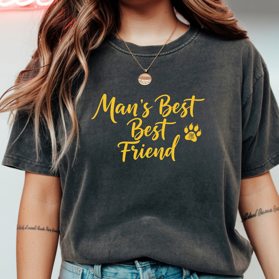 Man’s Best Friend Paw Print Unisex Graphic T-Shirt