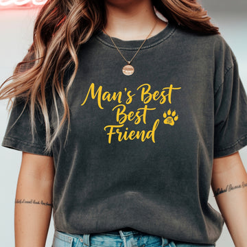 Man’s Best Friend Paw Print Unisex Graphic T-Shirt